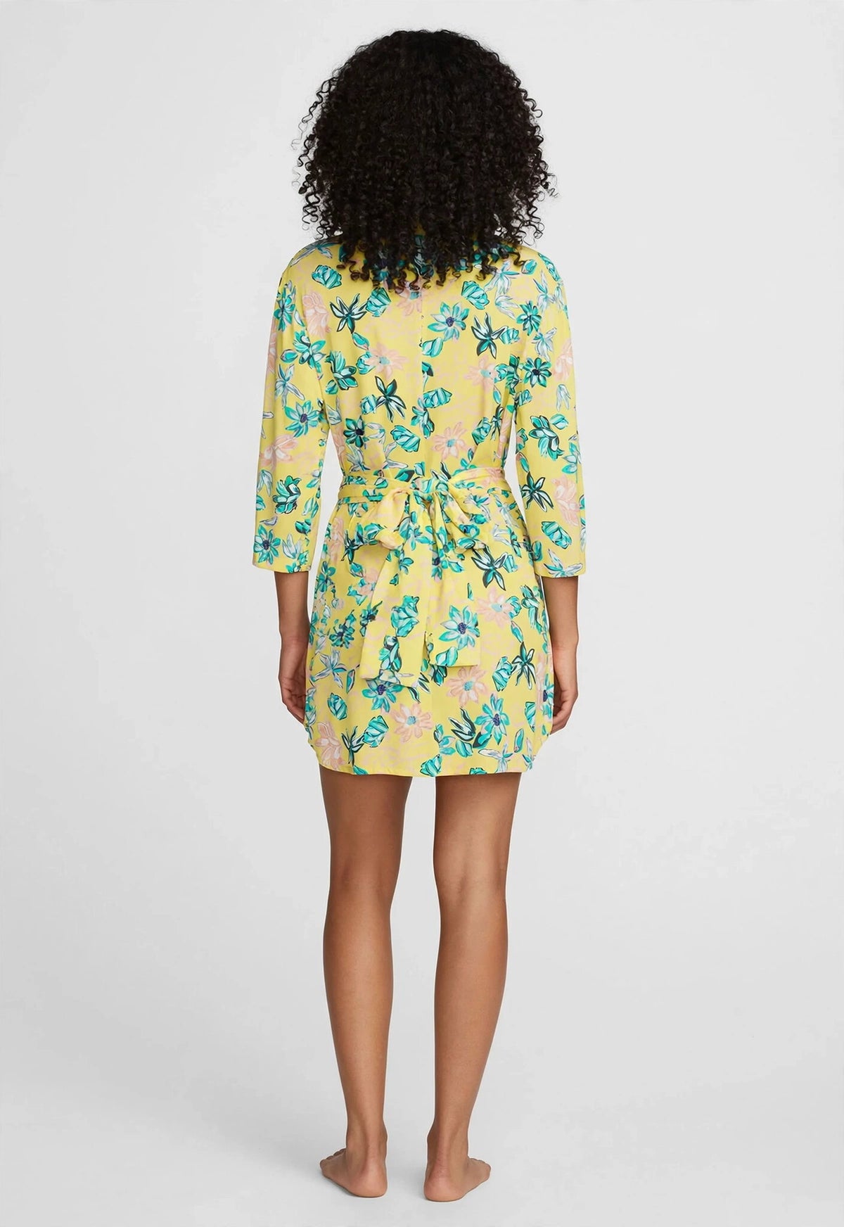 Model Back: Rio De Sol Shirtdress Chemise Florescer