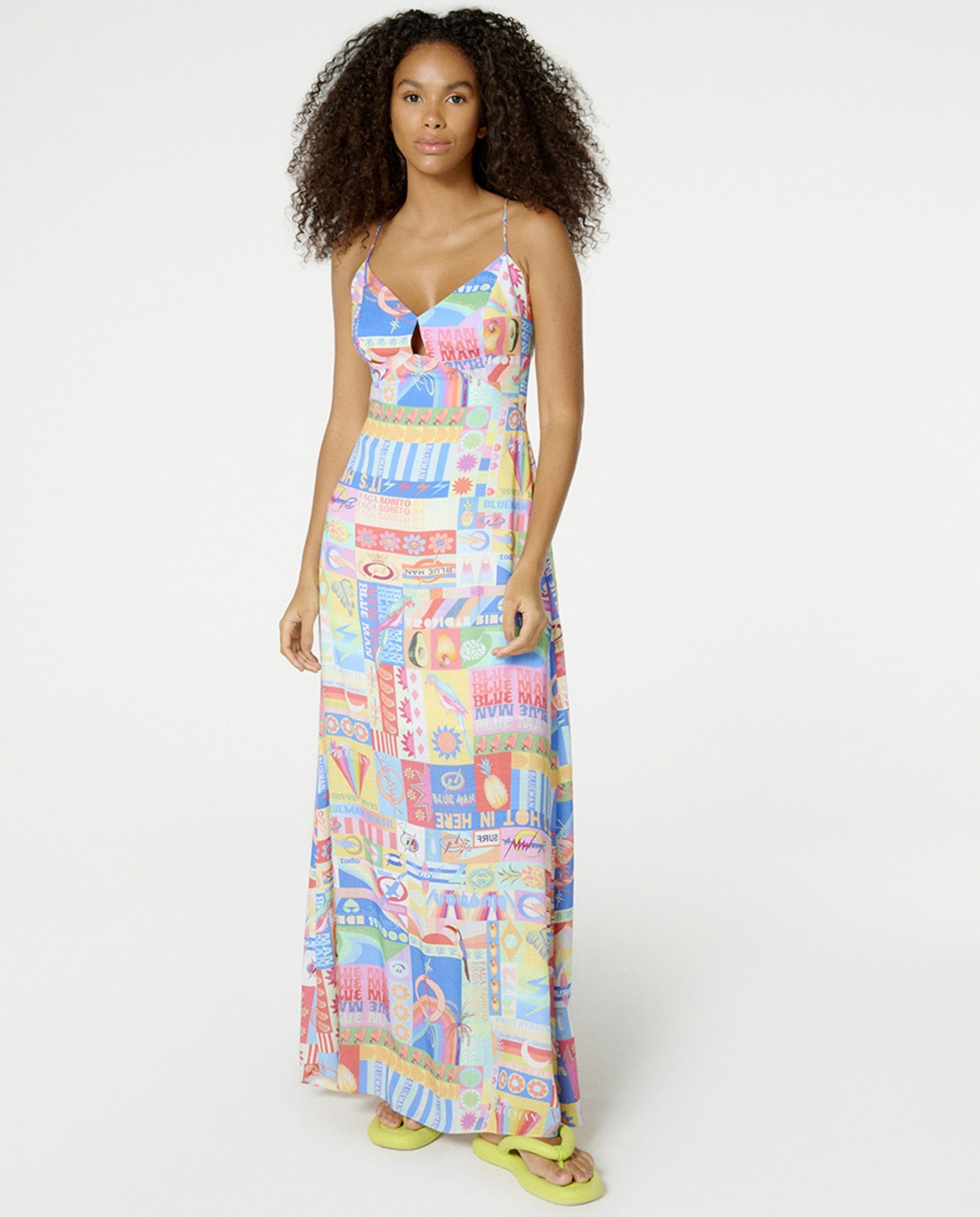 Gallery: Blueman Maxi Dresses Vestido Cropped Lea 1972