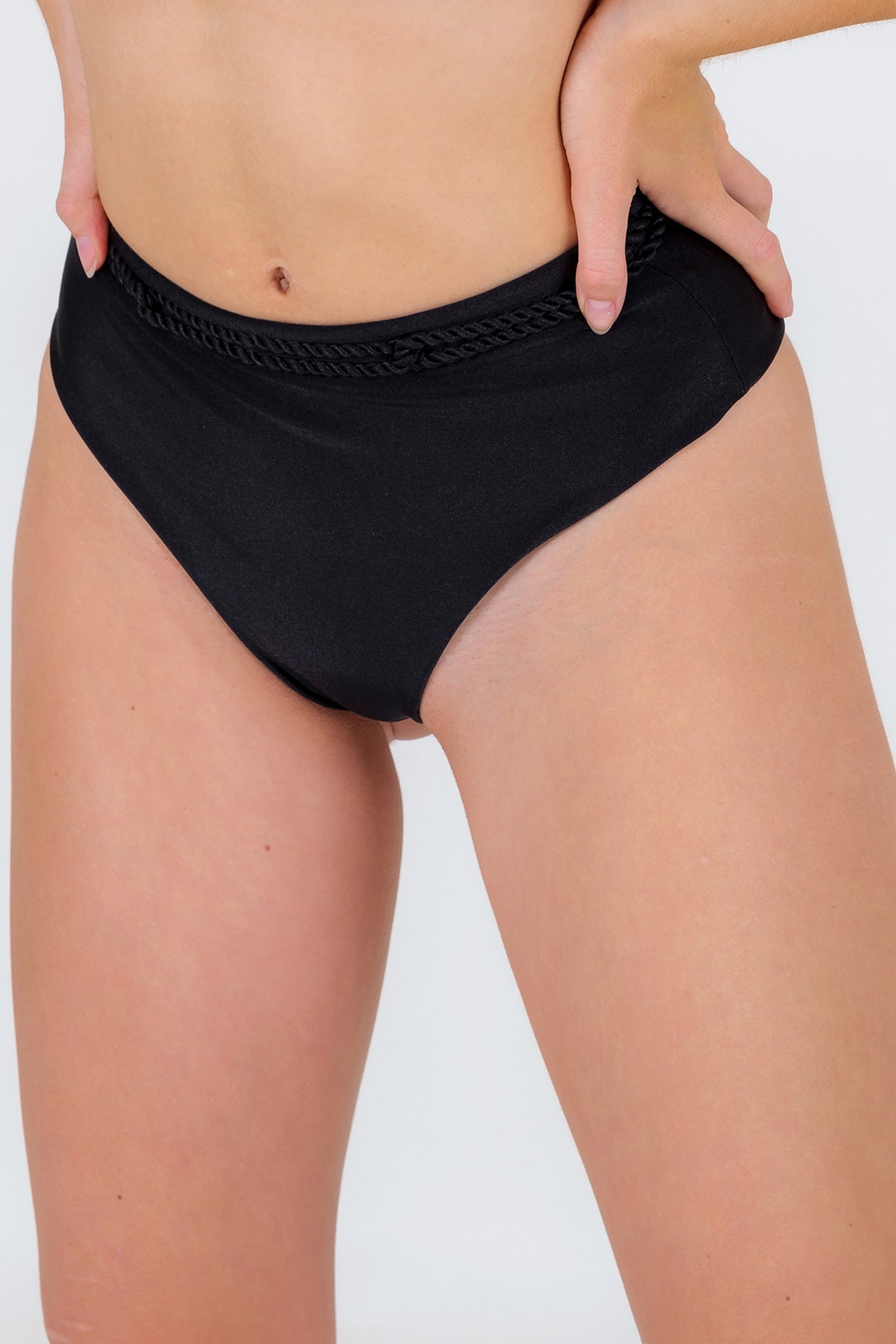 Gallery: Rio De Sol Bottom Bottom Shimmer-Black Hotpants