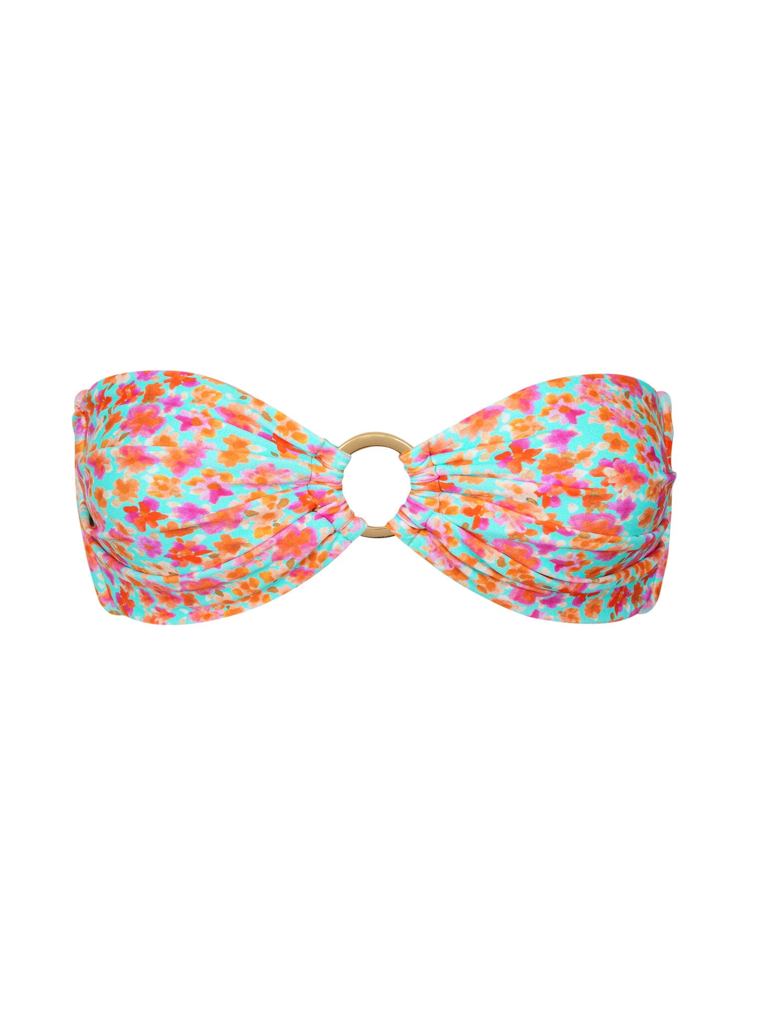 Product Front: Rio De Sol Top Top Ditsy-Sky Mavi