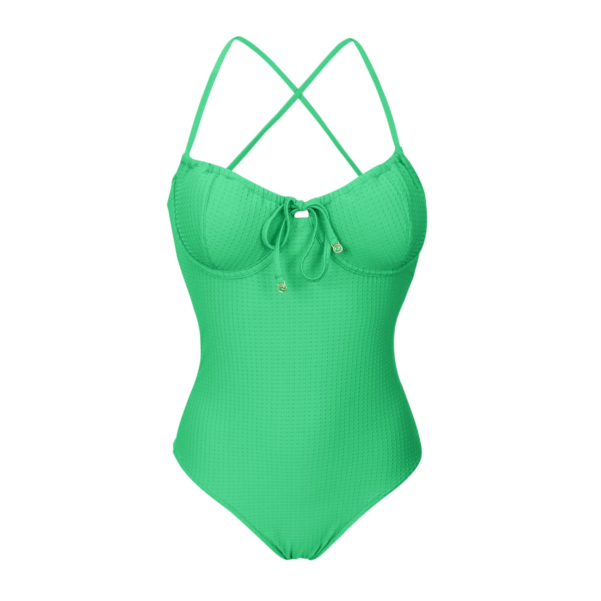 Product Front: Rio De Sol One-Piece Dots-Tambourine Julia