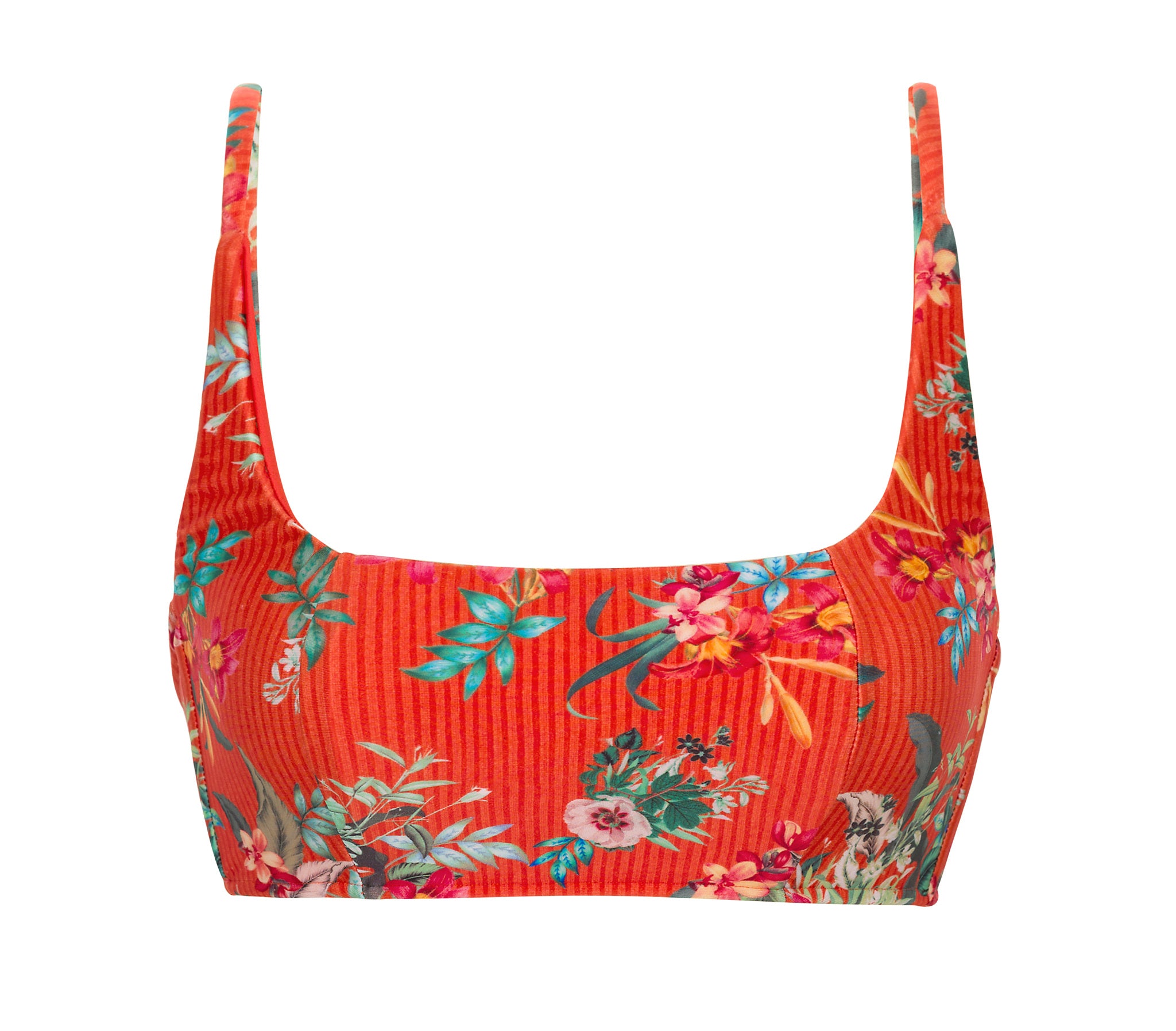 Product Front: Rio De Sol Top Top Wildflowers Bra-Sport