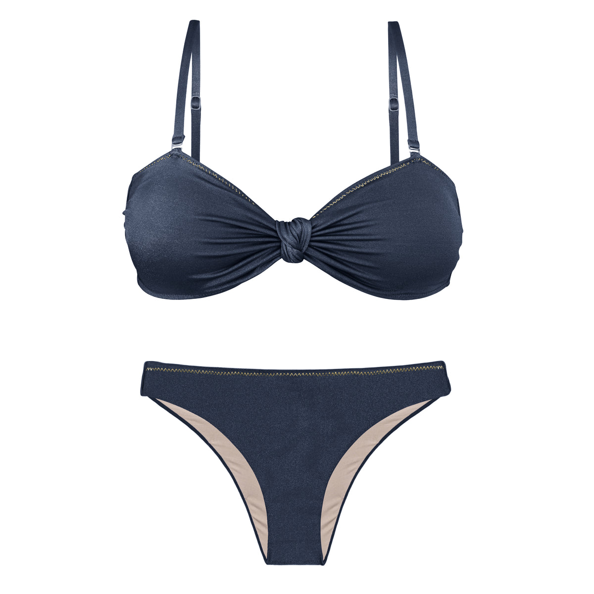 Product Front: Rio De Sol Set Set Shark Bandeau-Joy Essential