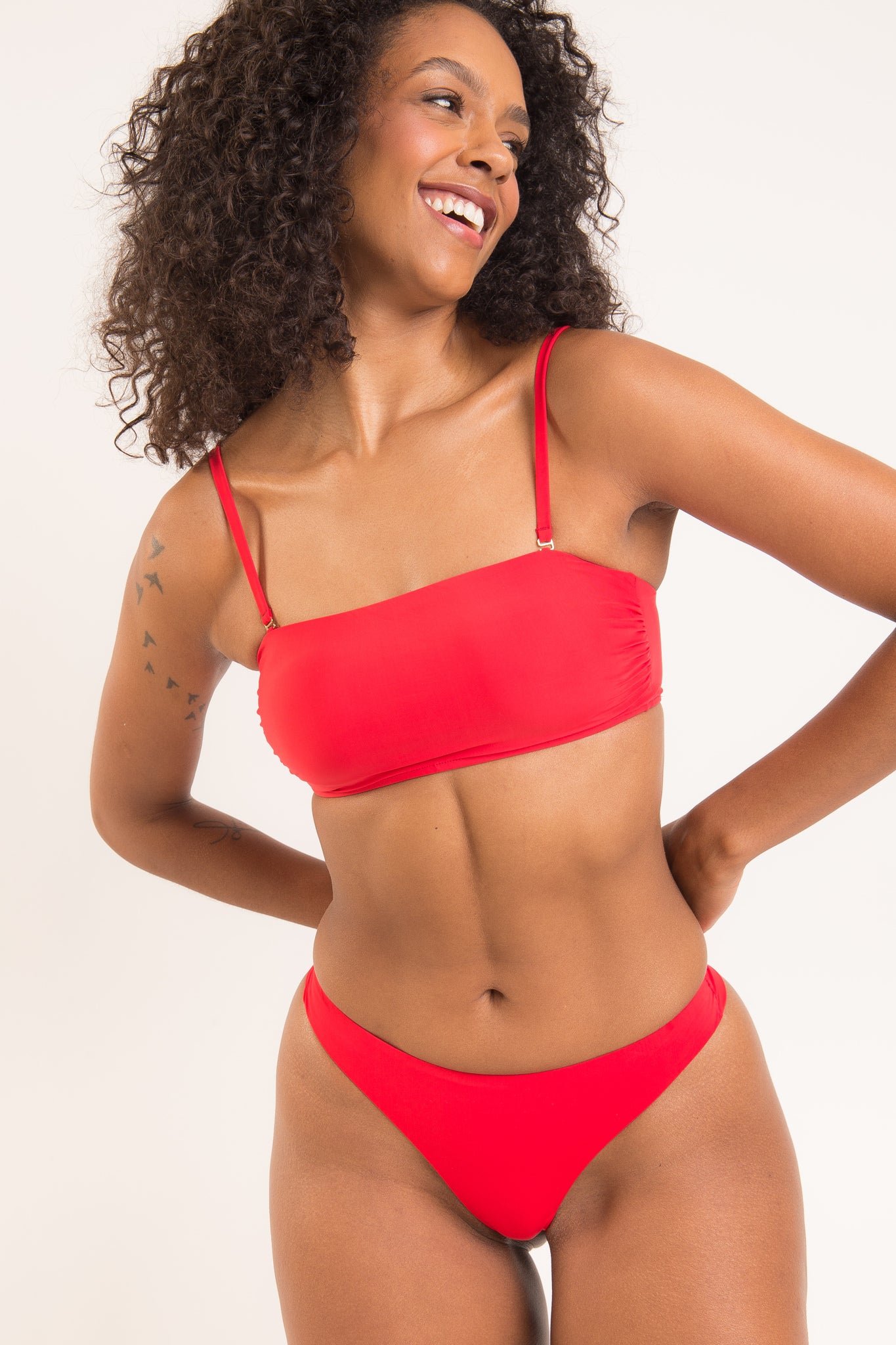 Image 11: Rio De Sol Top Top Rouge Bandeau-Reto