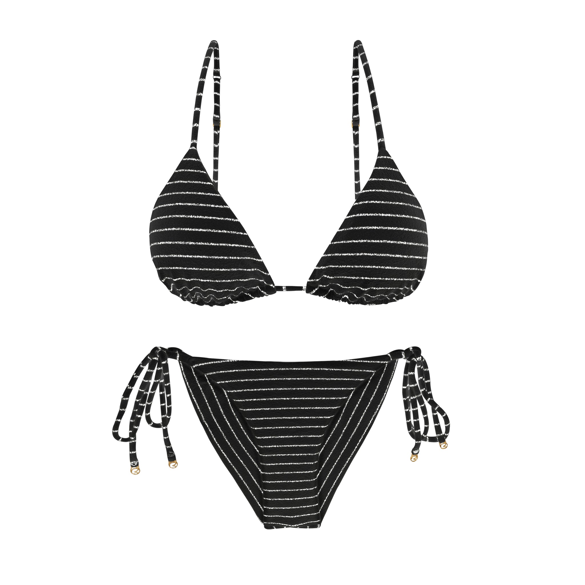 Product Front: Rio De Sol Set Set Linea-Black Lia Cheeky-Tie