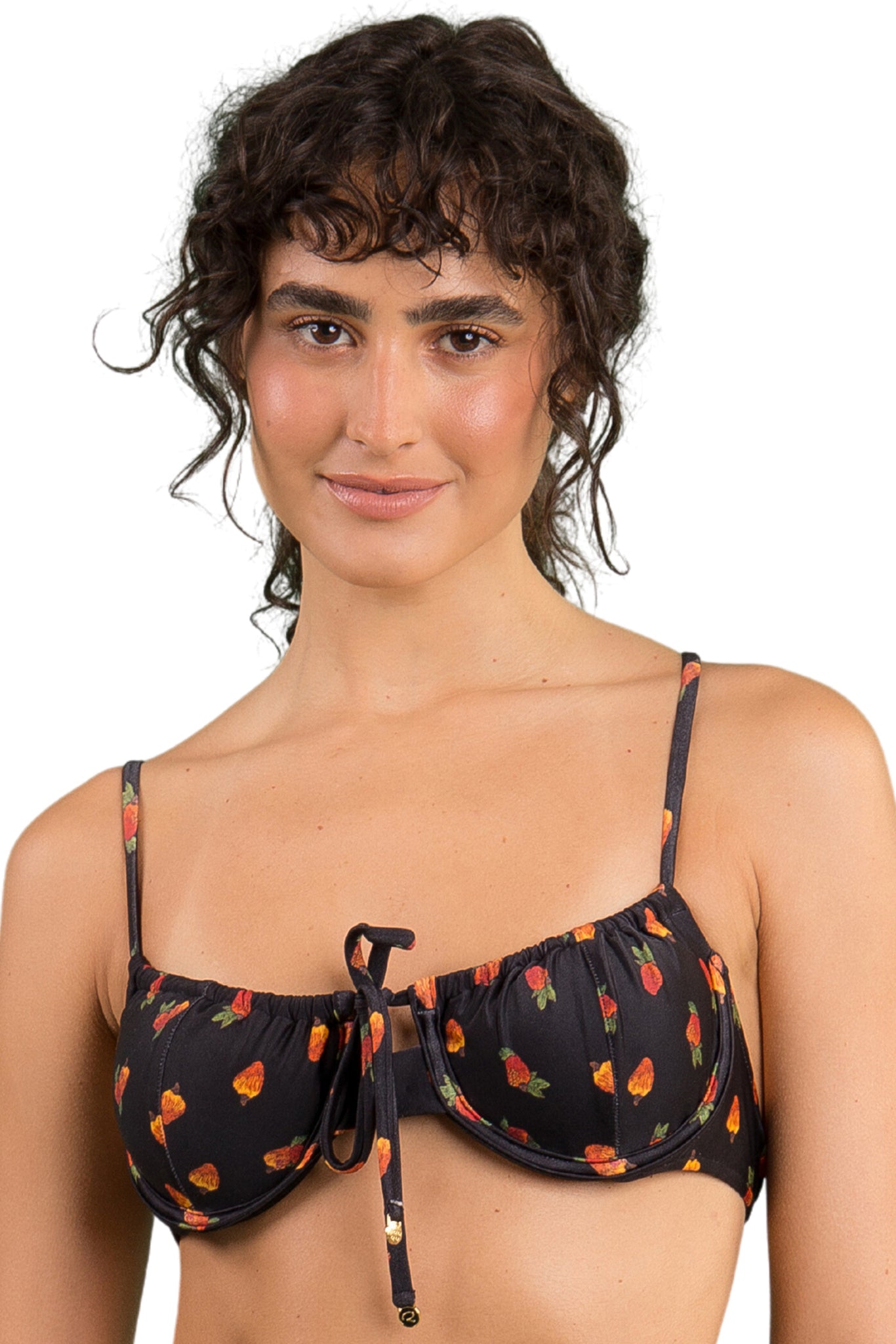 Gallery: Rio De Sol Top Top Cashew Balconet-Tie