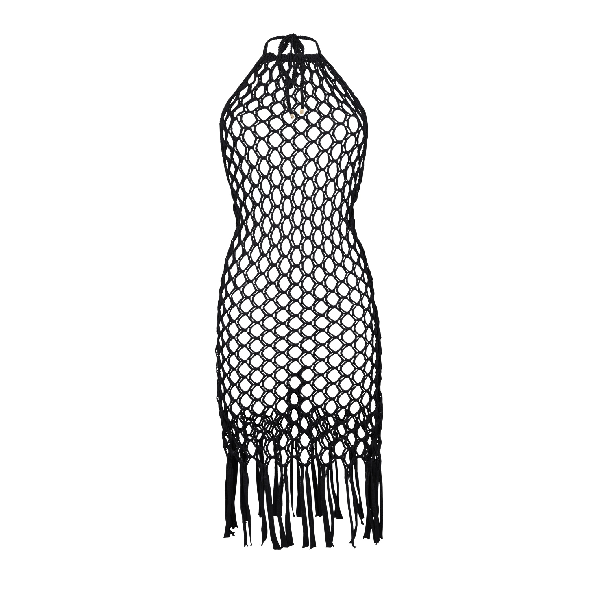 Product Front: Rio De Sol Midi Dress Black Serena Dress