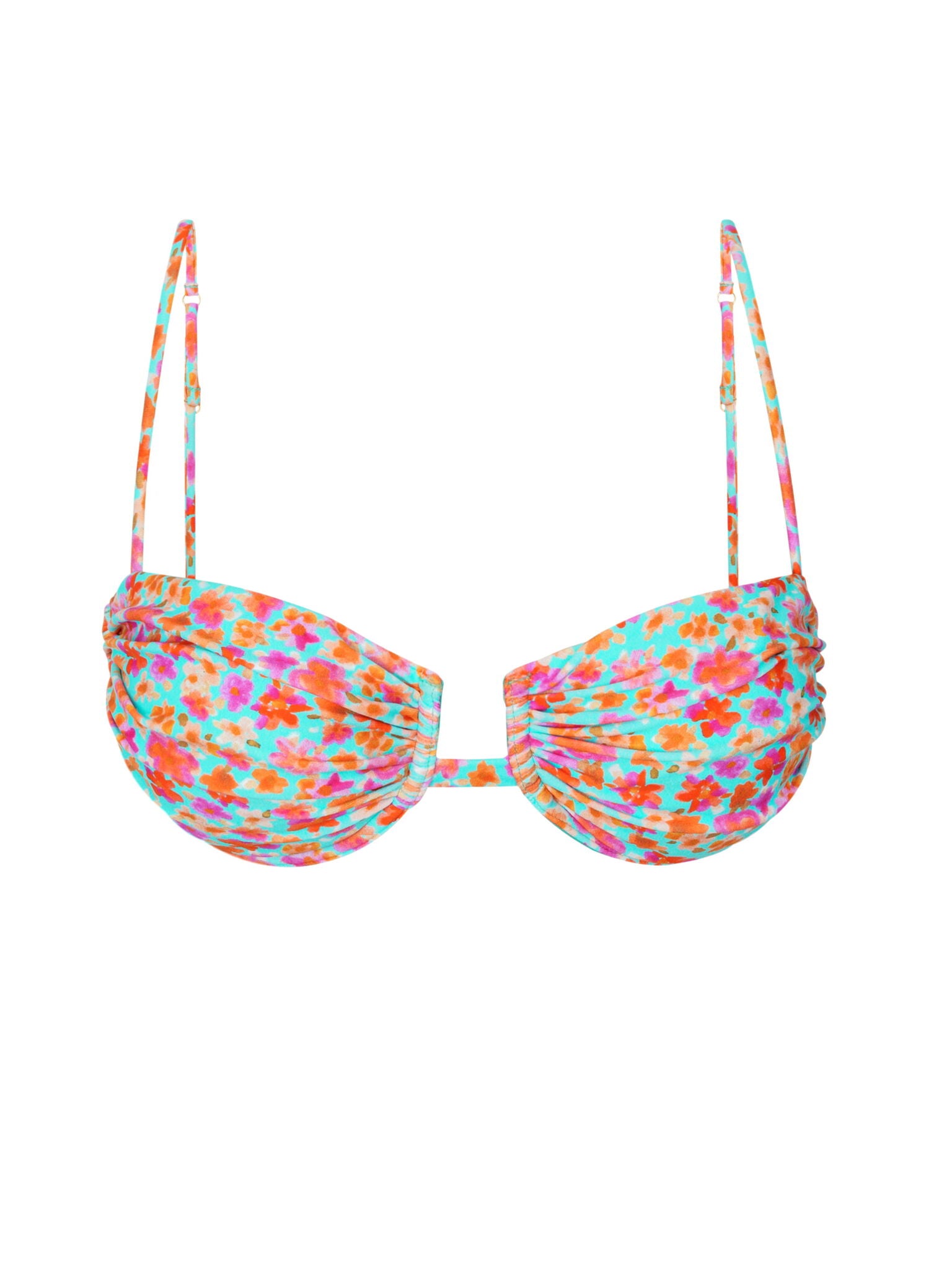 Product Front: Rio De Sol Top Top Ditsy-Sky Zaya