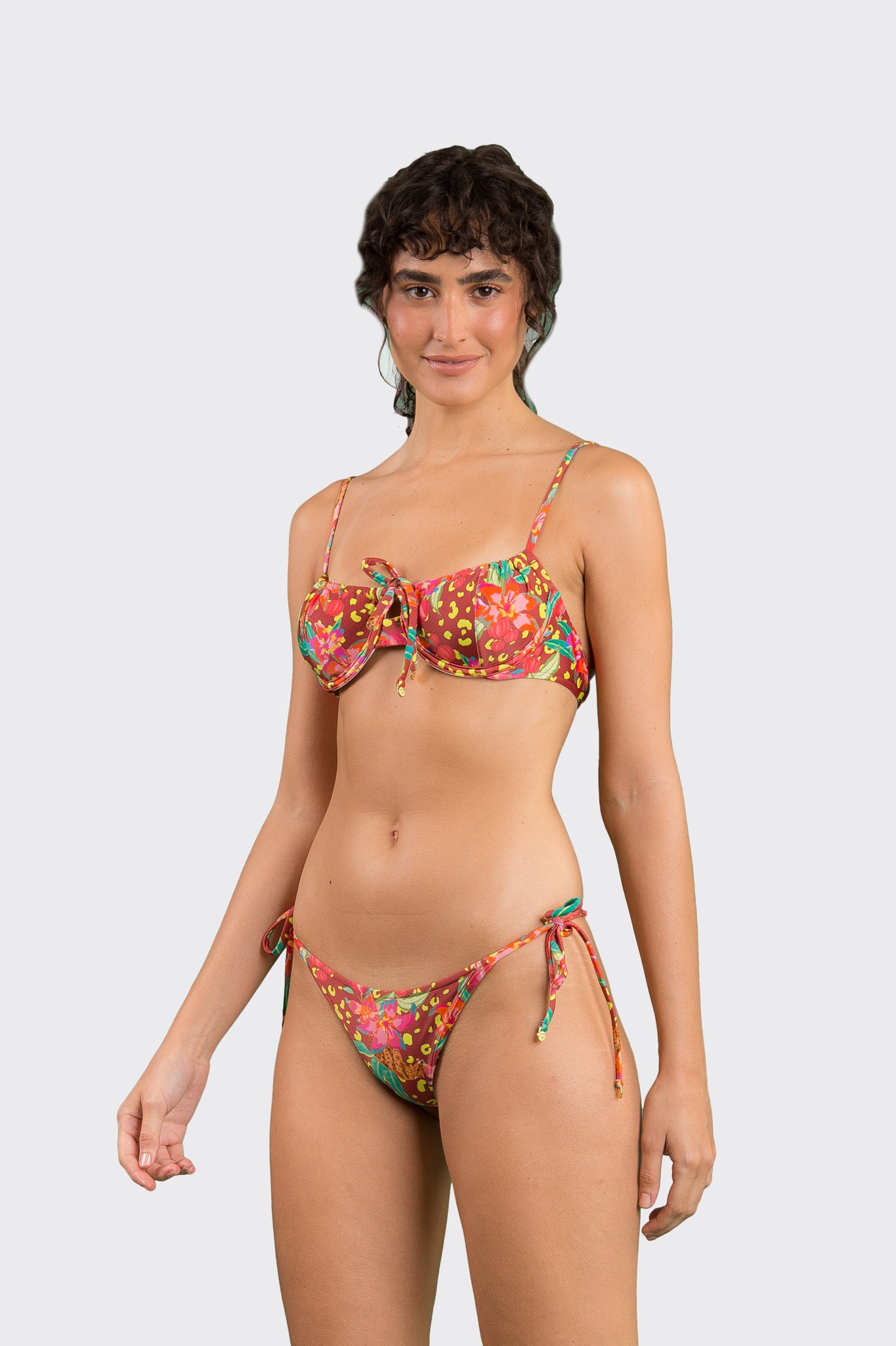 Image 04: Rio De Sol Top Top Tropics Balconet-Tie