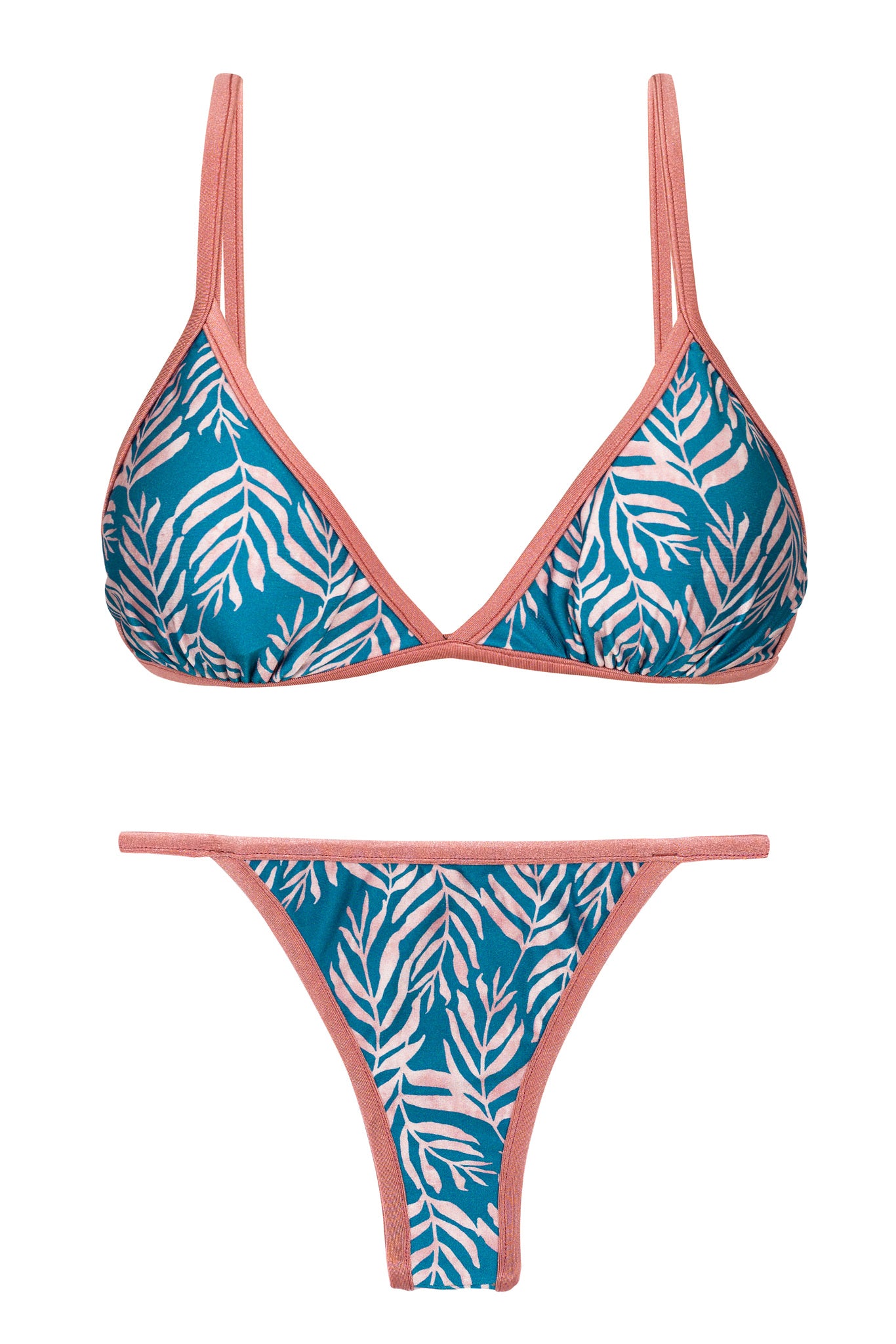 Product Front: Rio De Sol Set Set Palms-Blue Tri-Fixo California