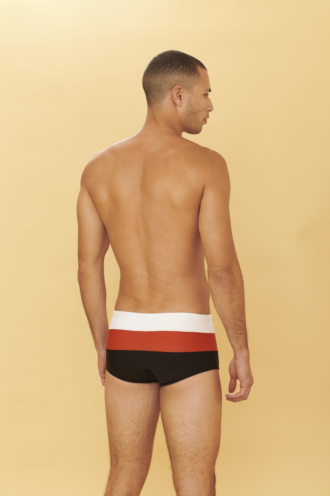 Model Back: Blueman Sunga / Boxer Sunga Army Crepusculo Laranja