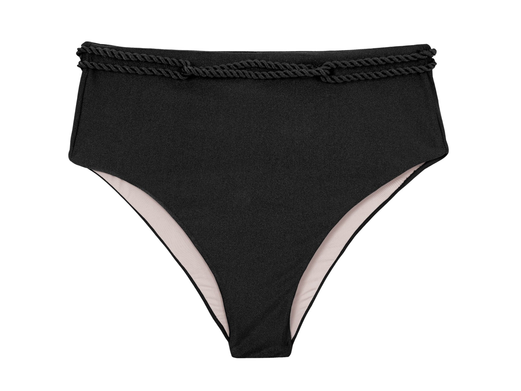 Product Front: Rio De Sol Bottom Bottom Shimmer-Black Hotpants