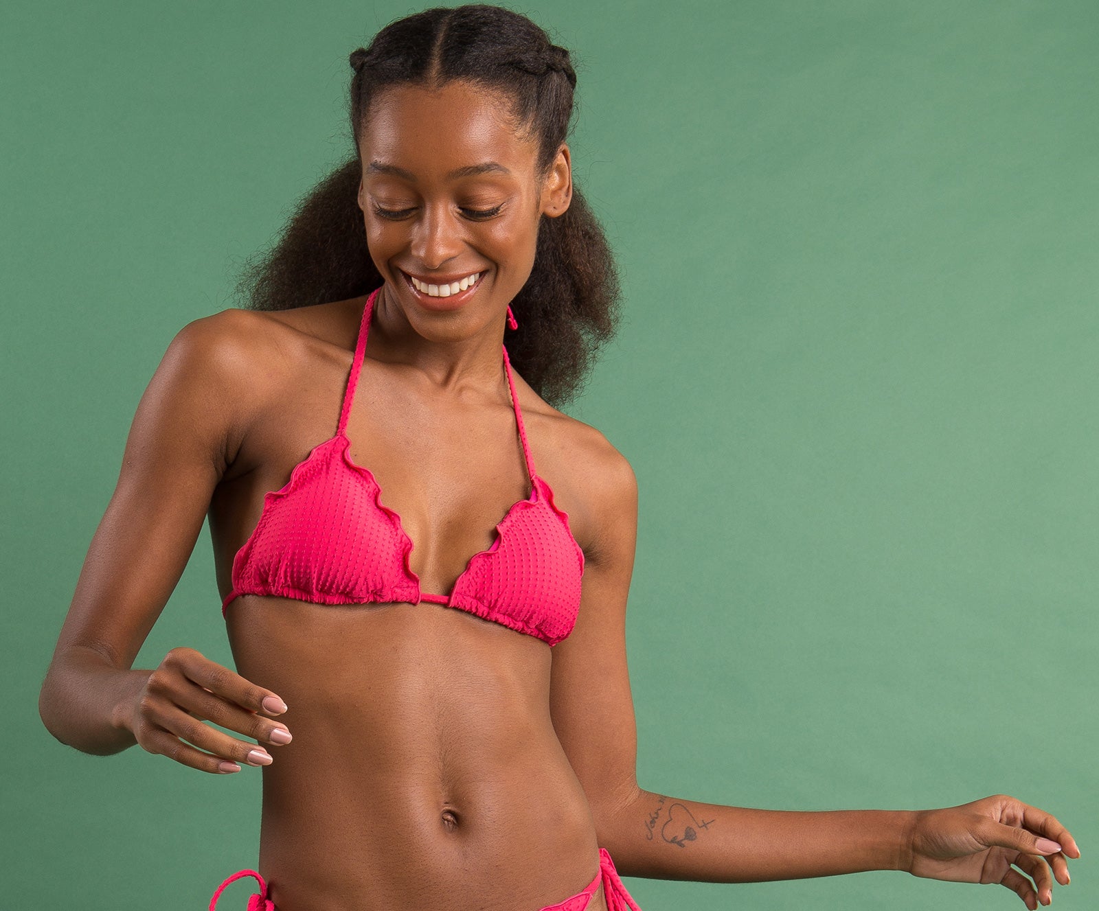 Image 11: Rio De Sol Top Top Dots-Virtual-Pink Frufru