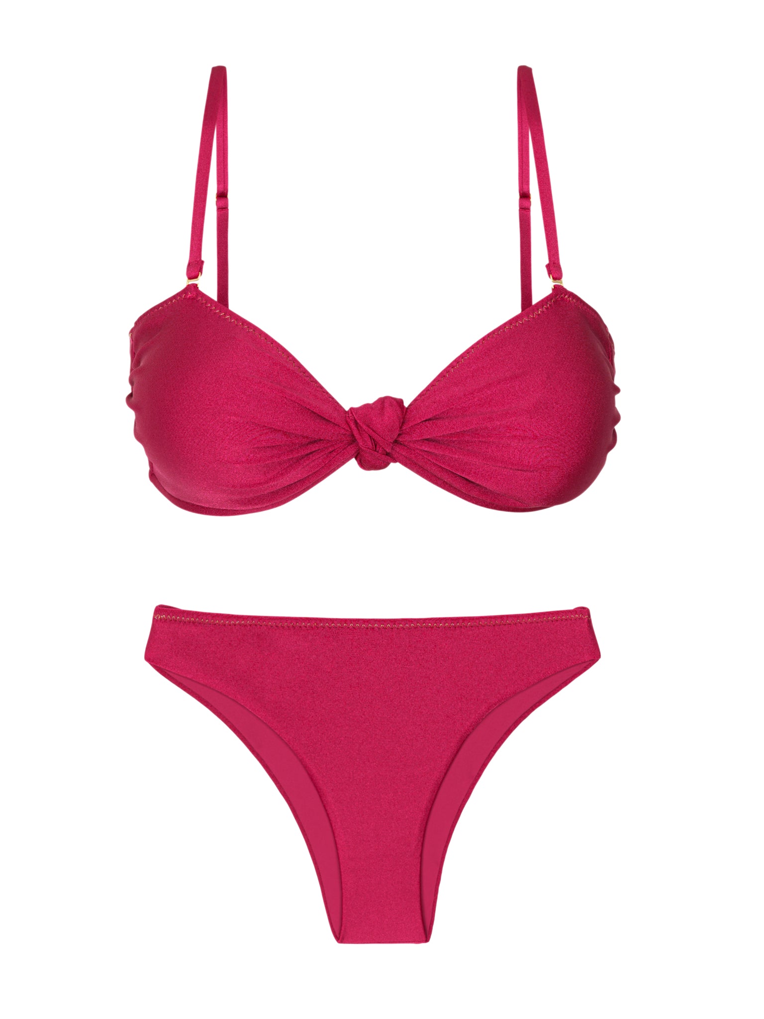 Product Front: Rio De Sol Set Set Shimmer-Desejo Bandeau-Joy Essential