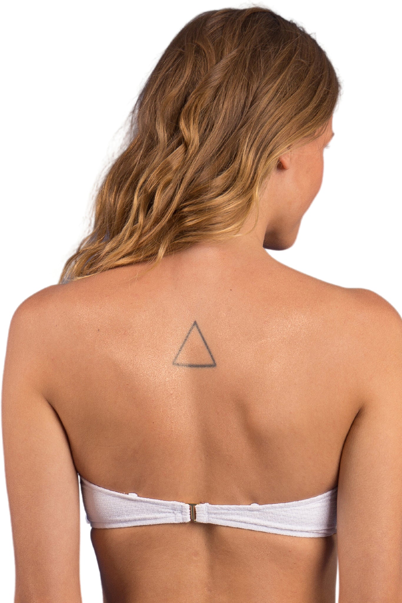 Image 07: Rio De Sol Top Top Bora-White Bandeau-Joy