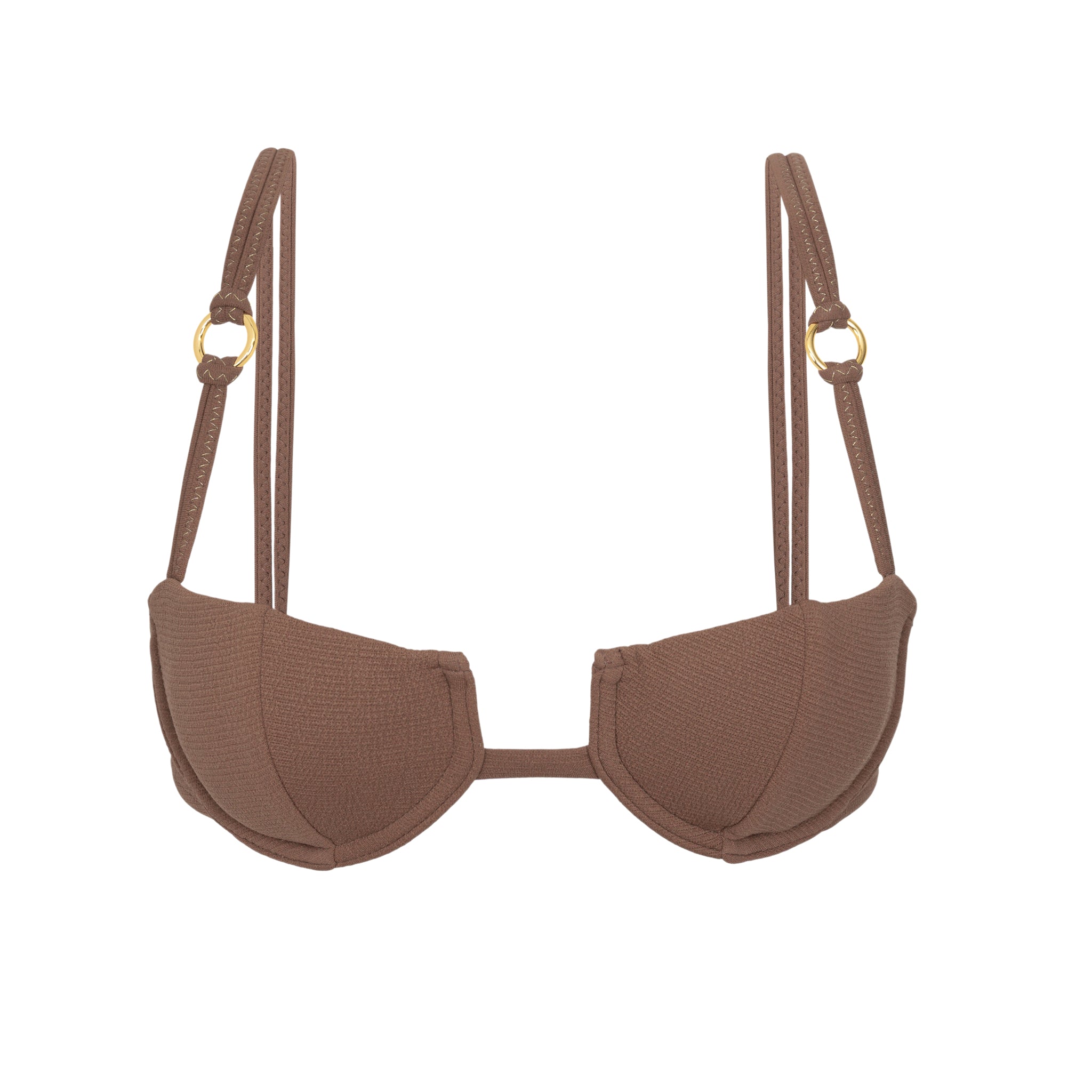 Product Front: Rio De Sol Top Top Sand-Cappuccino Juliette-Aya