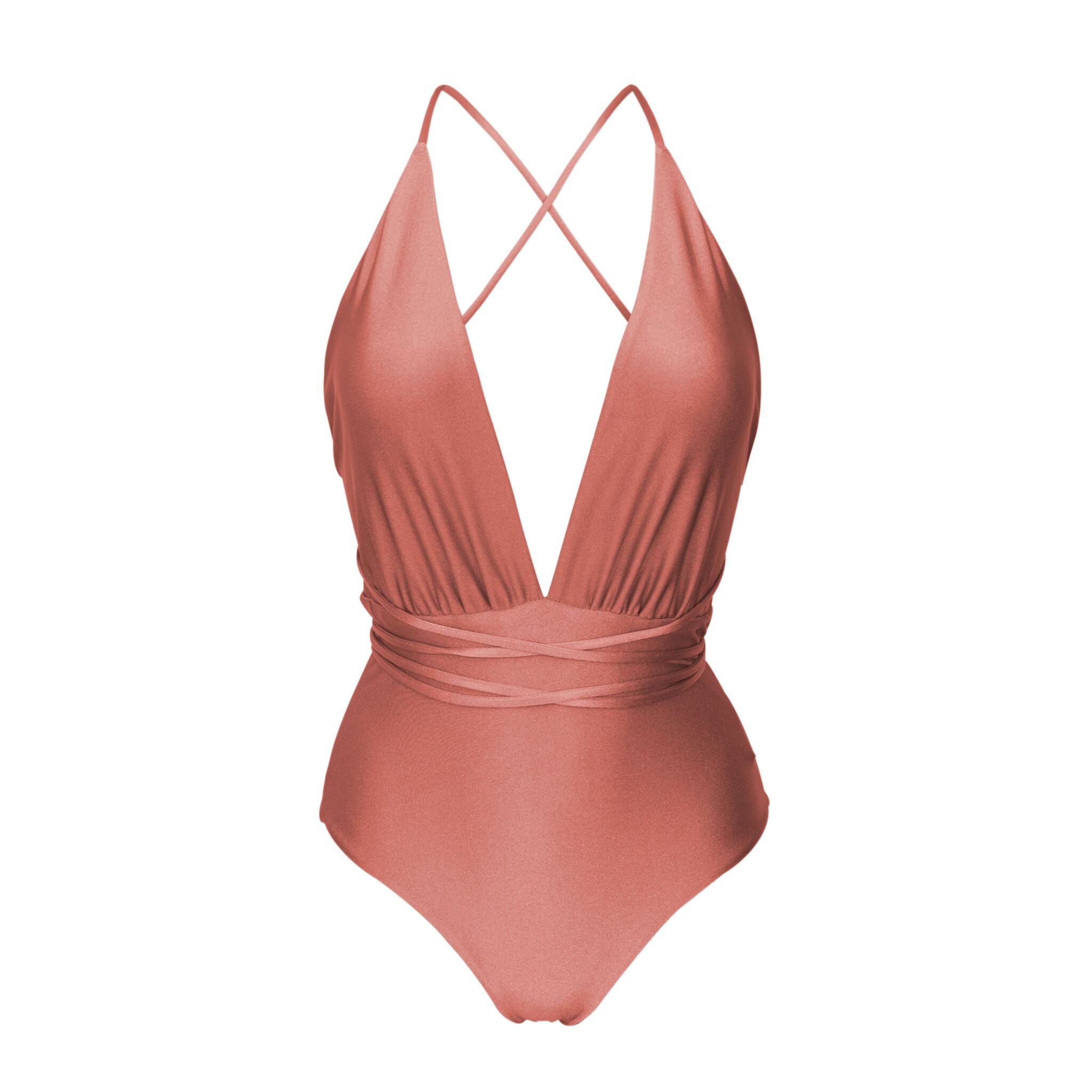 Product Front: Rio De Sol One-Piece Shimmer-Copper New Vegas