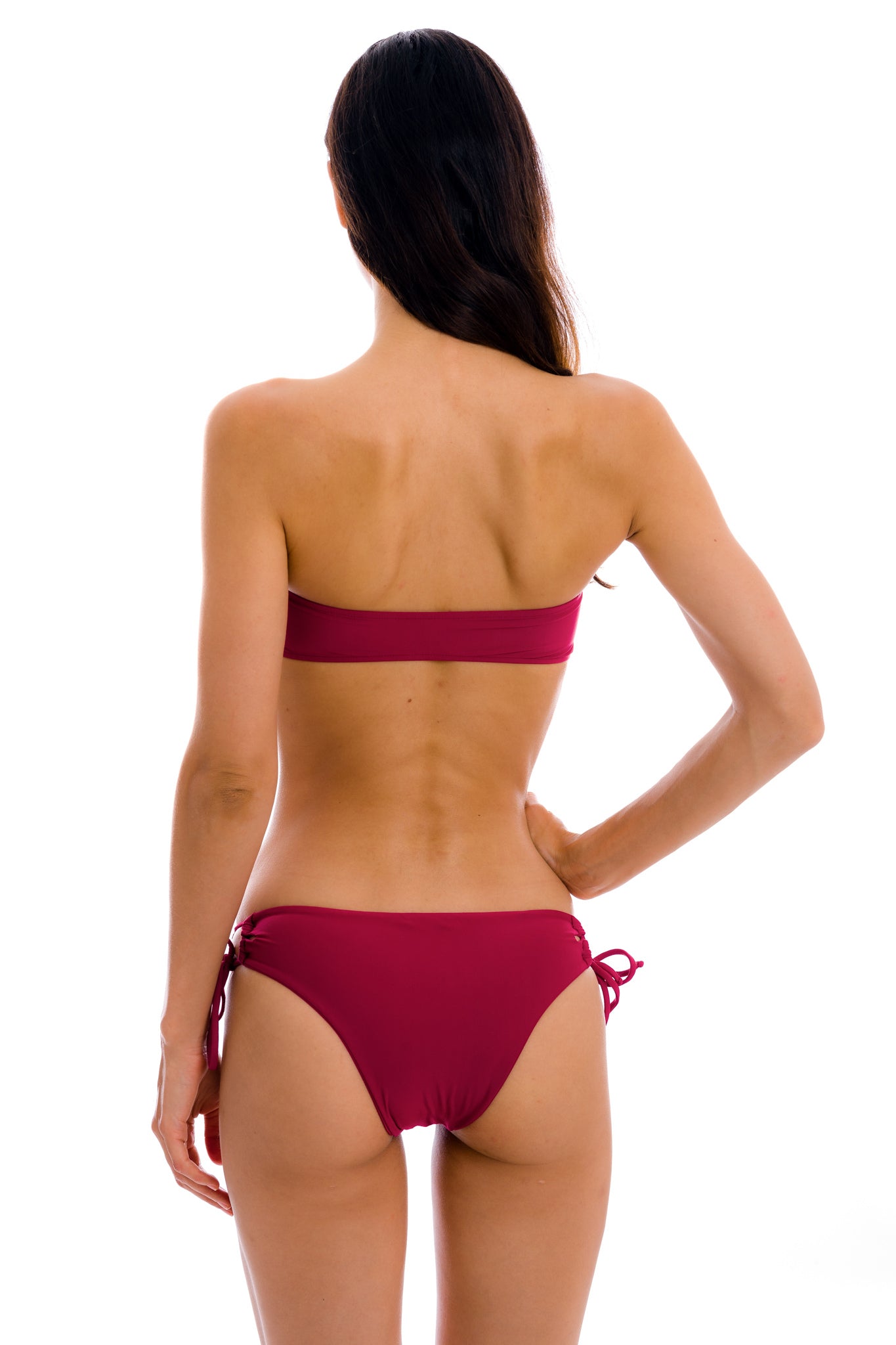 Model Back: Rio De Sol Set Set Uv-Desejo Bandeau-Reto Madrid