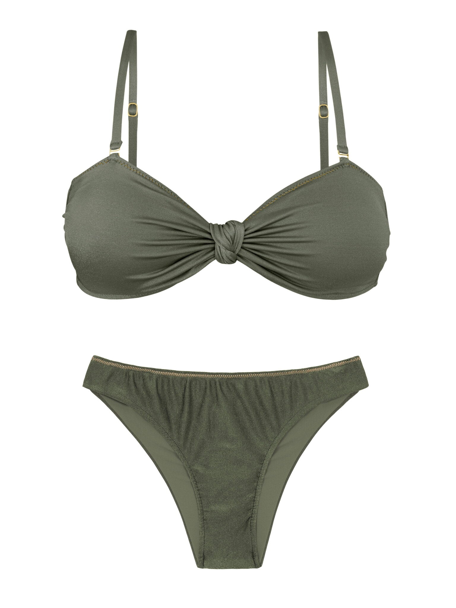 Product Front: Rio De Sol Set Set Croco Bandeau-Joy Essential