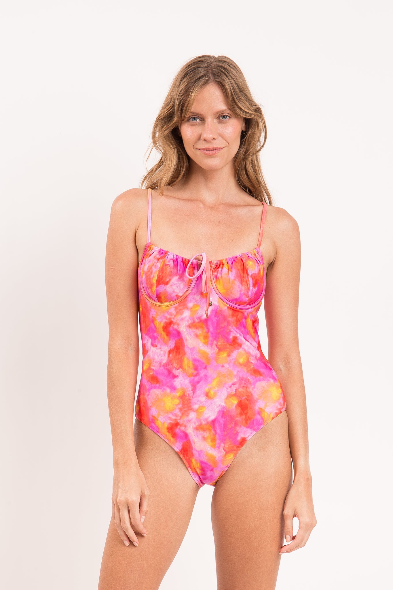 Model Front: Rio De Sol One-Piece Joyful Julia