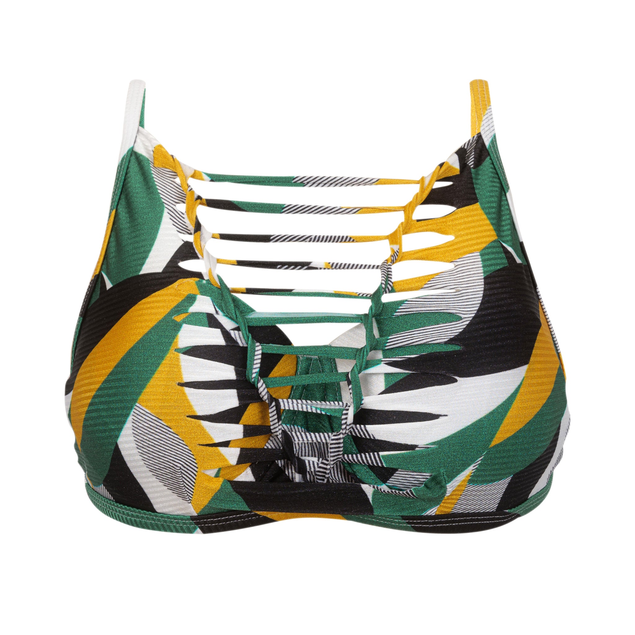 Product Front: Lua Morena Top Top Cropped Ilhos Floresta Brasileira