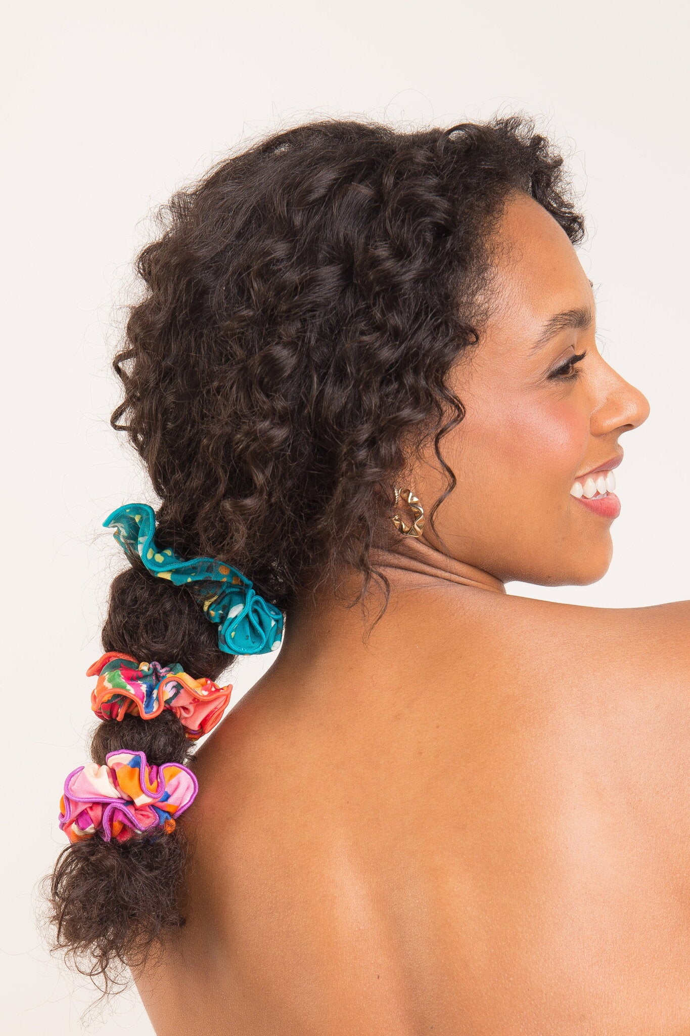 Image 02: Rio De Sol Hair Accessory Love-Trip Scrunchie