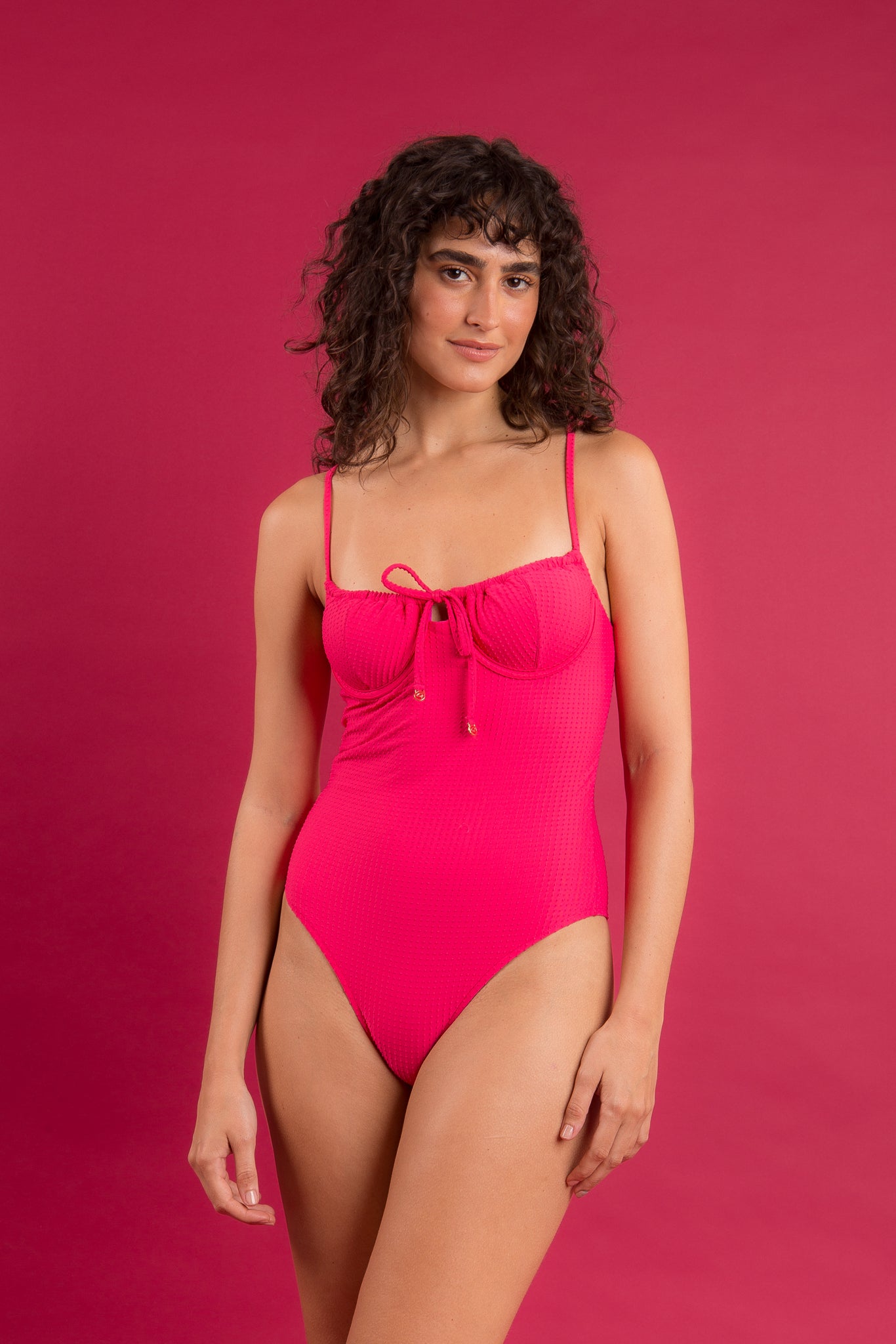 Image 11: Rio De Sol One-Piece Dots-Virtual-Pink Julia