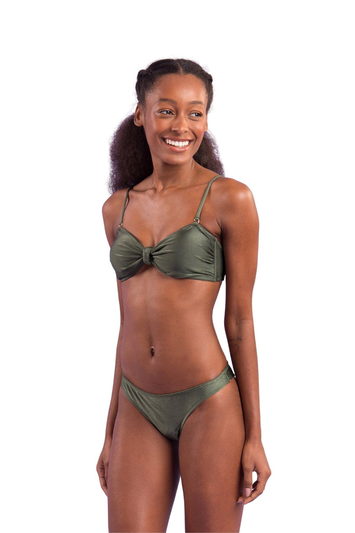 Image 04: Rio De Sol Set Set Croco Bandeau-Joy Essential