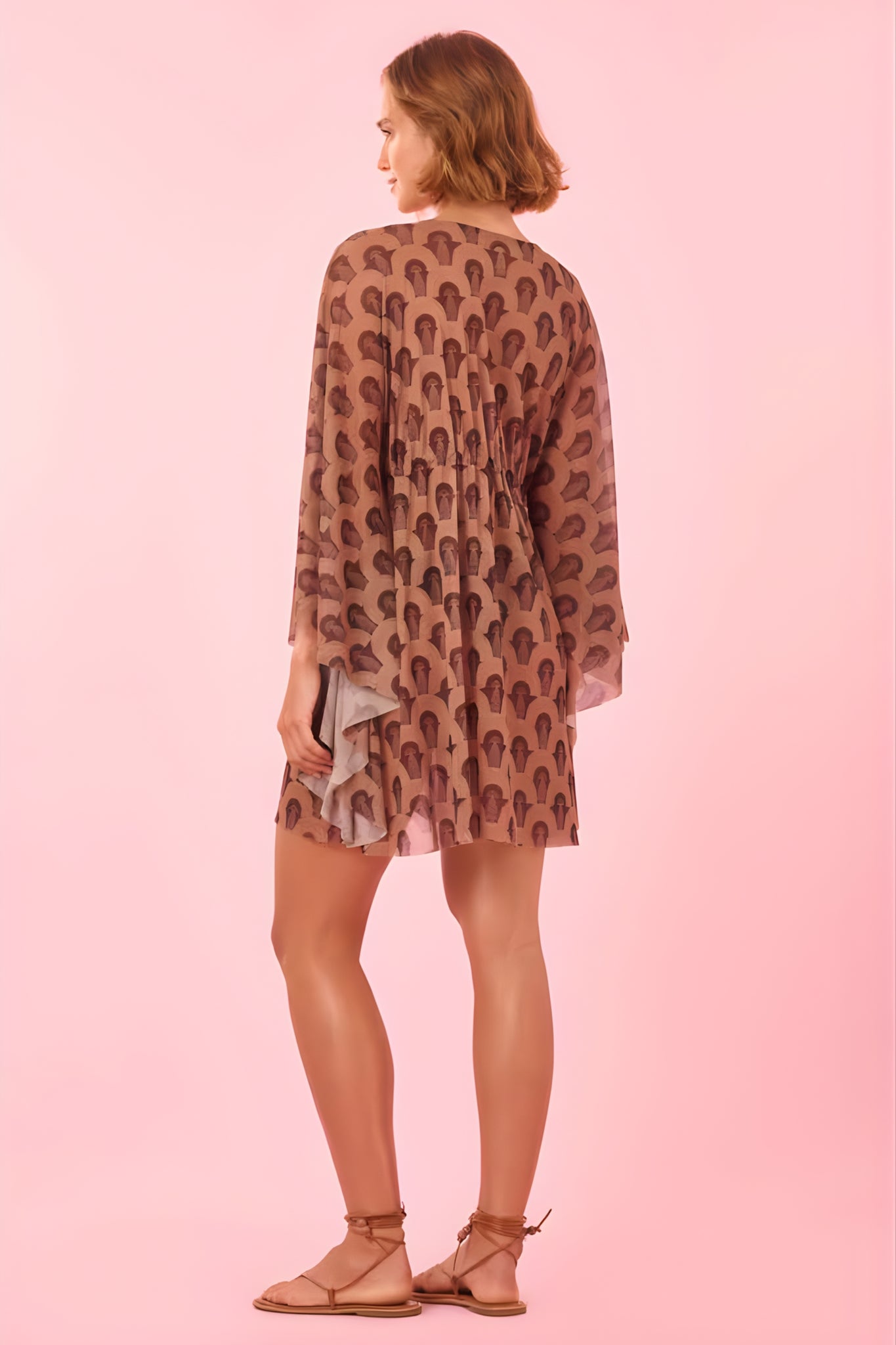 Model Back: Blueman Kaftans / Cover Ups Makani Kaftan