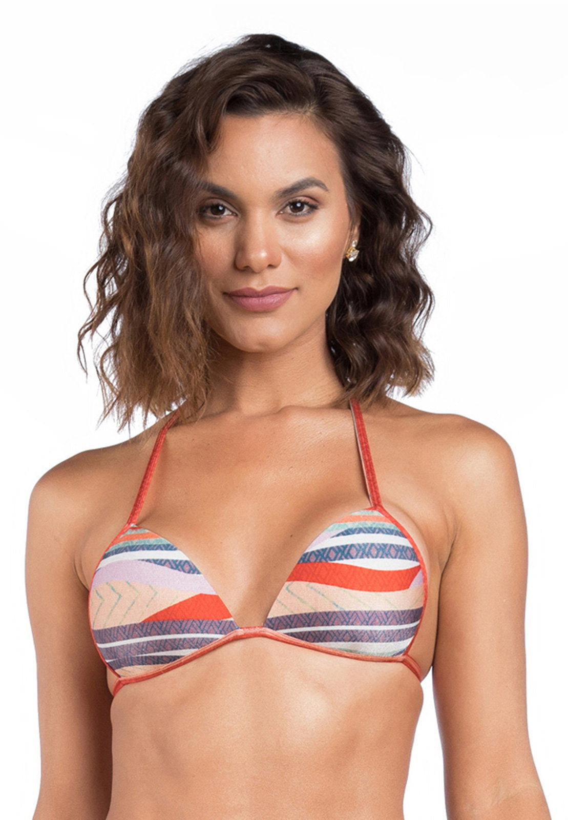 Model Front: La Playa Bikini Tops Top Cheeky Navy