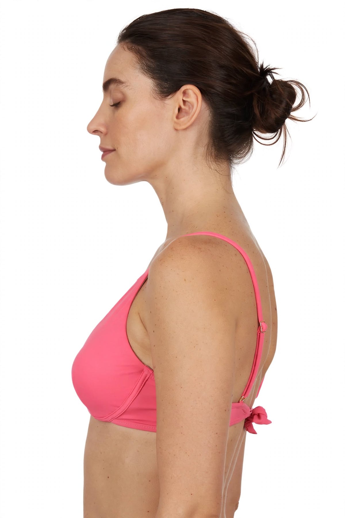 Image 03: La Playa Bikini Tops Top V Bar Pink