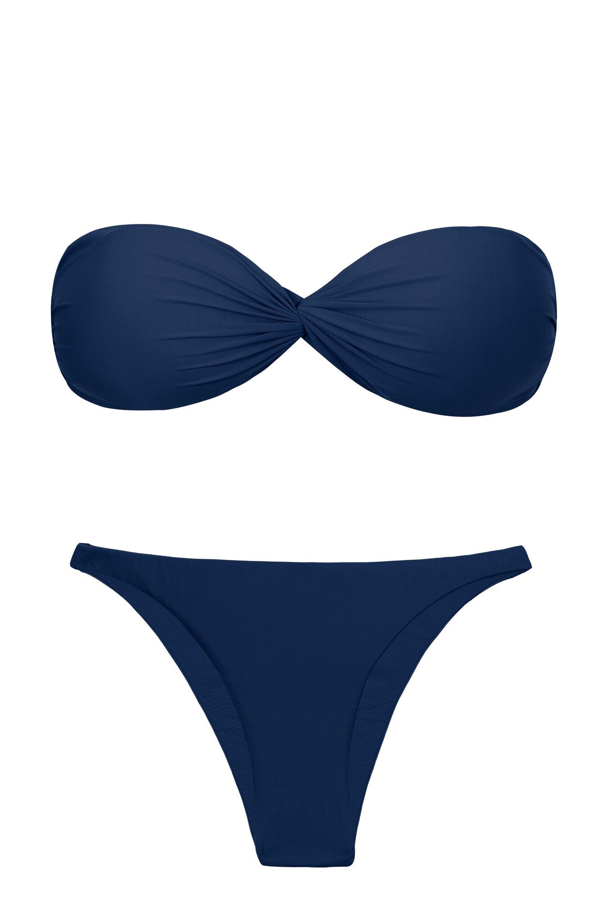Product Front: Rio De Sol Two Piece Swimwear Set Navy Twist Leblon