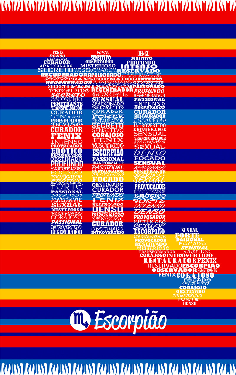 Product Front: Bali Blue Pareo Escorpiao