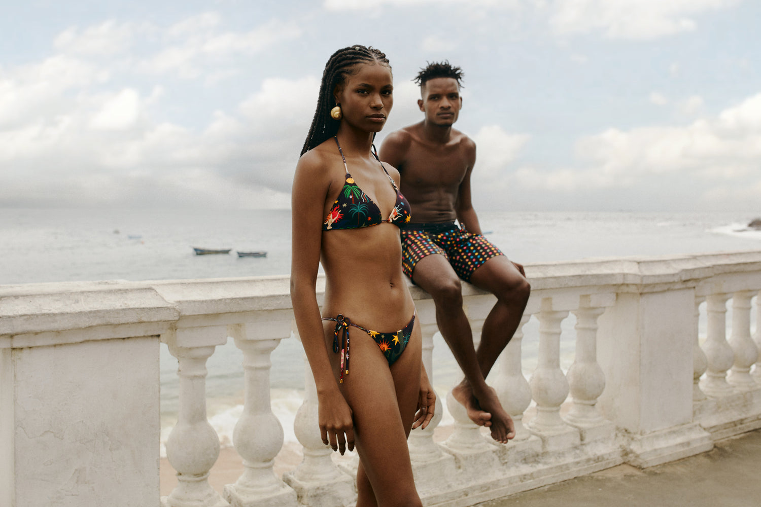 Image 10: Blueman Bottom Bottom Foam Triangle Tahity Tie Mistica