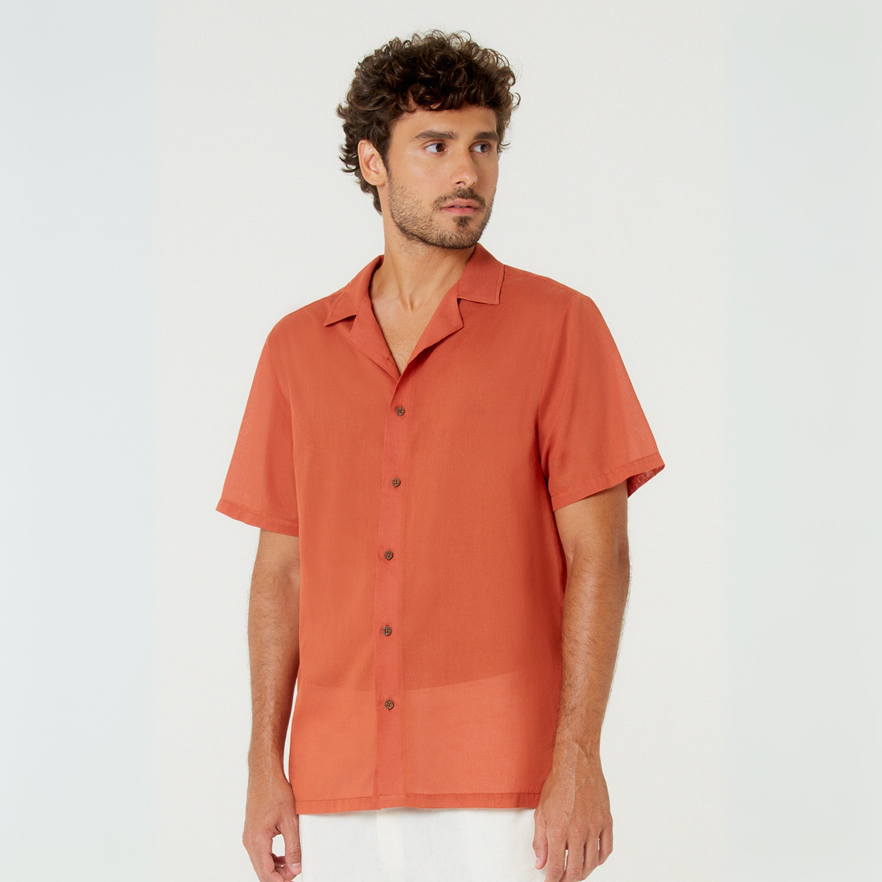 Camisa Free Soft Marrom