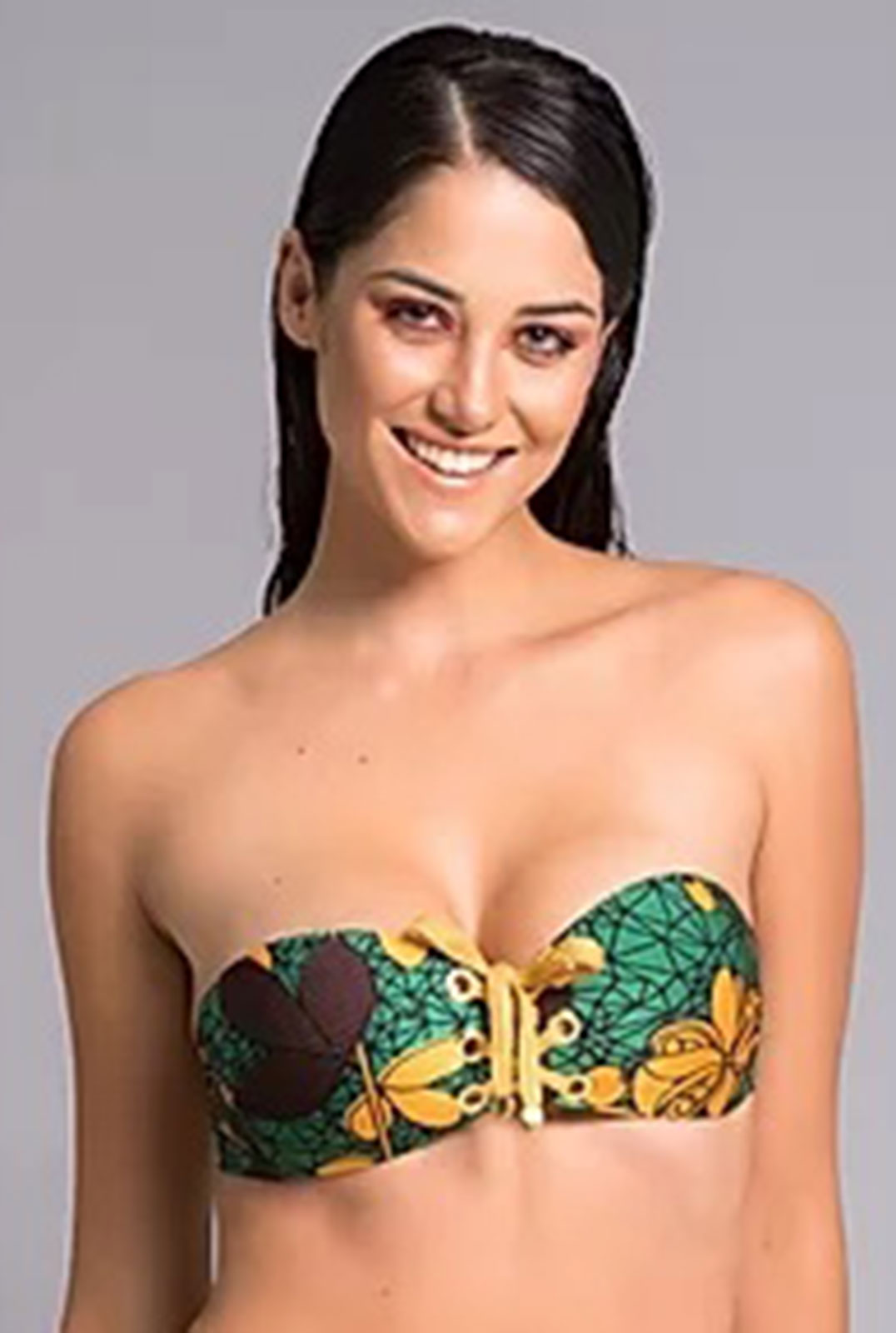 Model Front: Lua Morena Bikini Tops Top Tqc Ilhos Rendeira