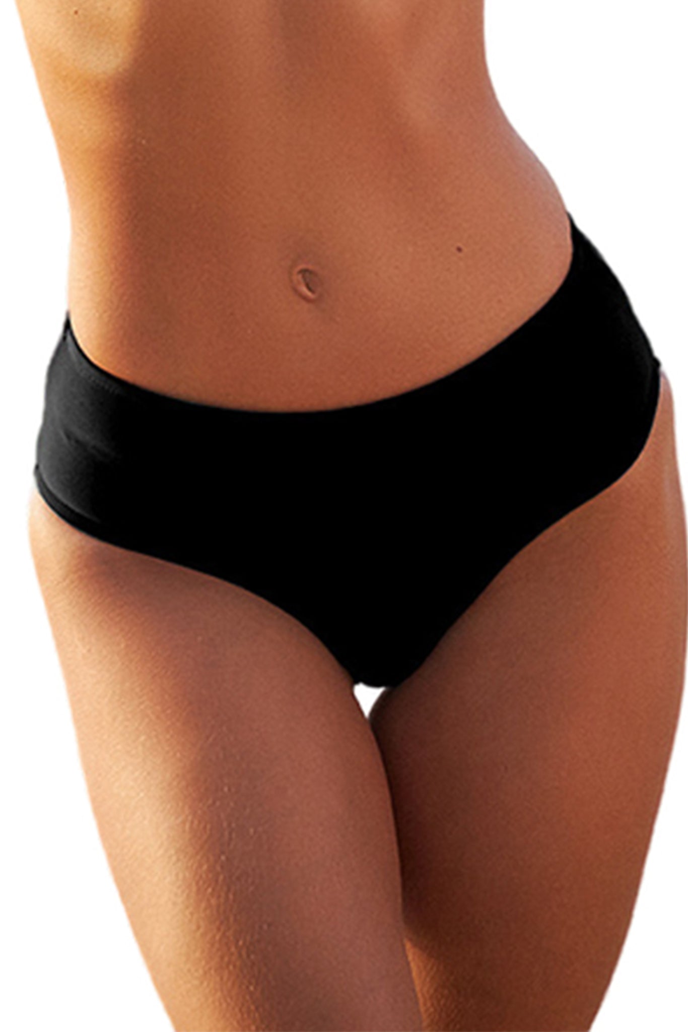 Gallery: Lua Morena Bottom Bottom Larga Fio Liso Preto