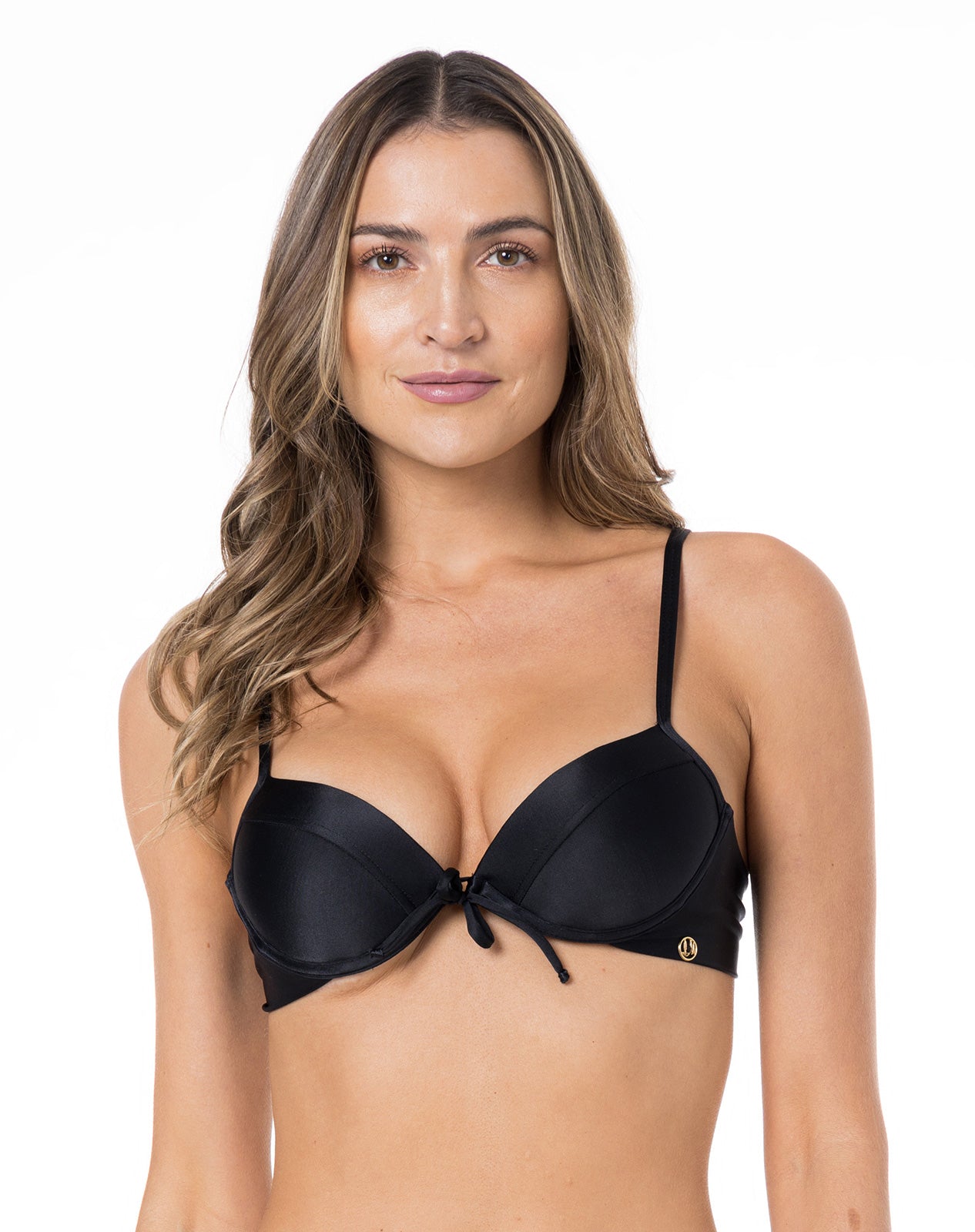 Gallery: Lua Morena Top Top Bolha Fio Liso Preto
