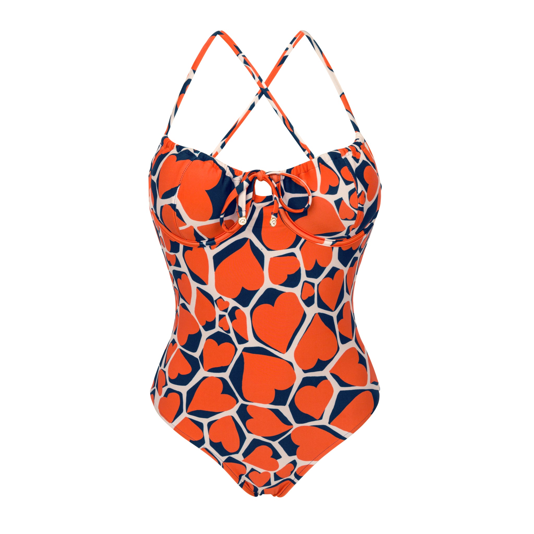 Product Front: Rio De Sol One-Piece Amore-Red Julia