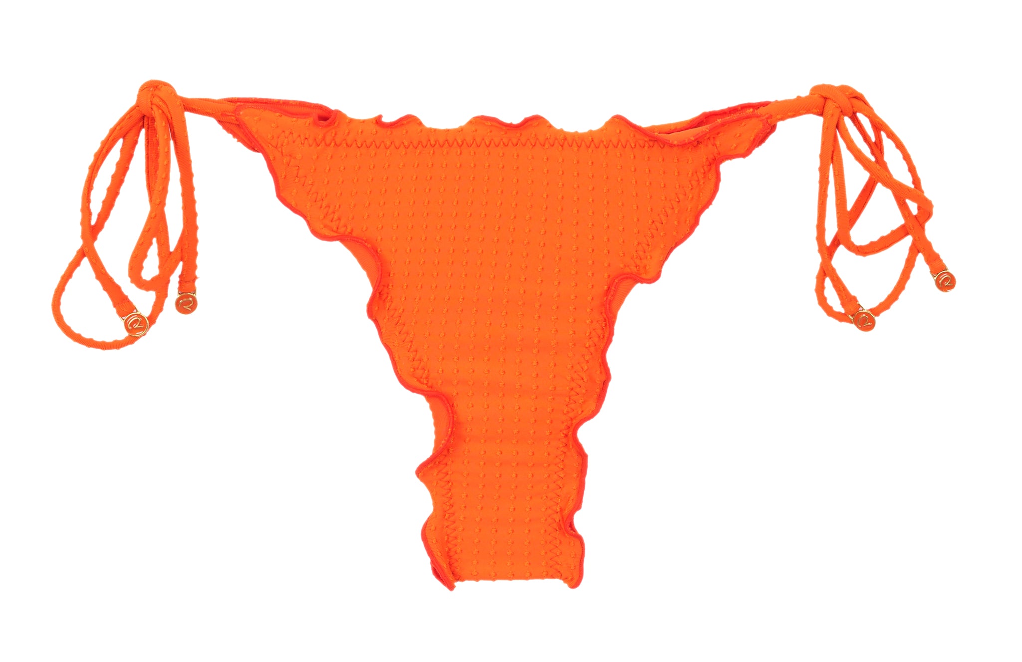 Product Front: Rio De Sol Bottom Bottom Dots-Orange Frufru-Fio