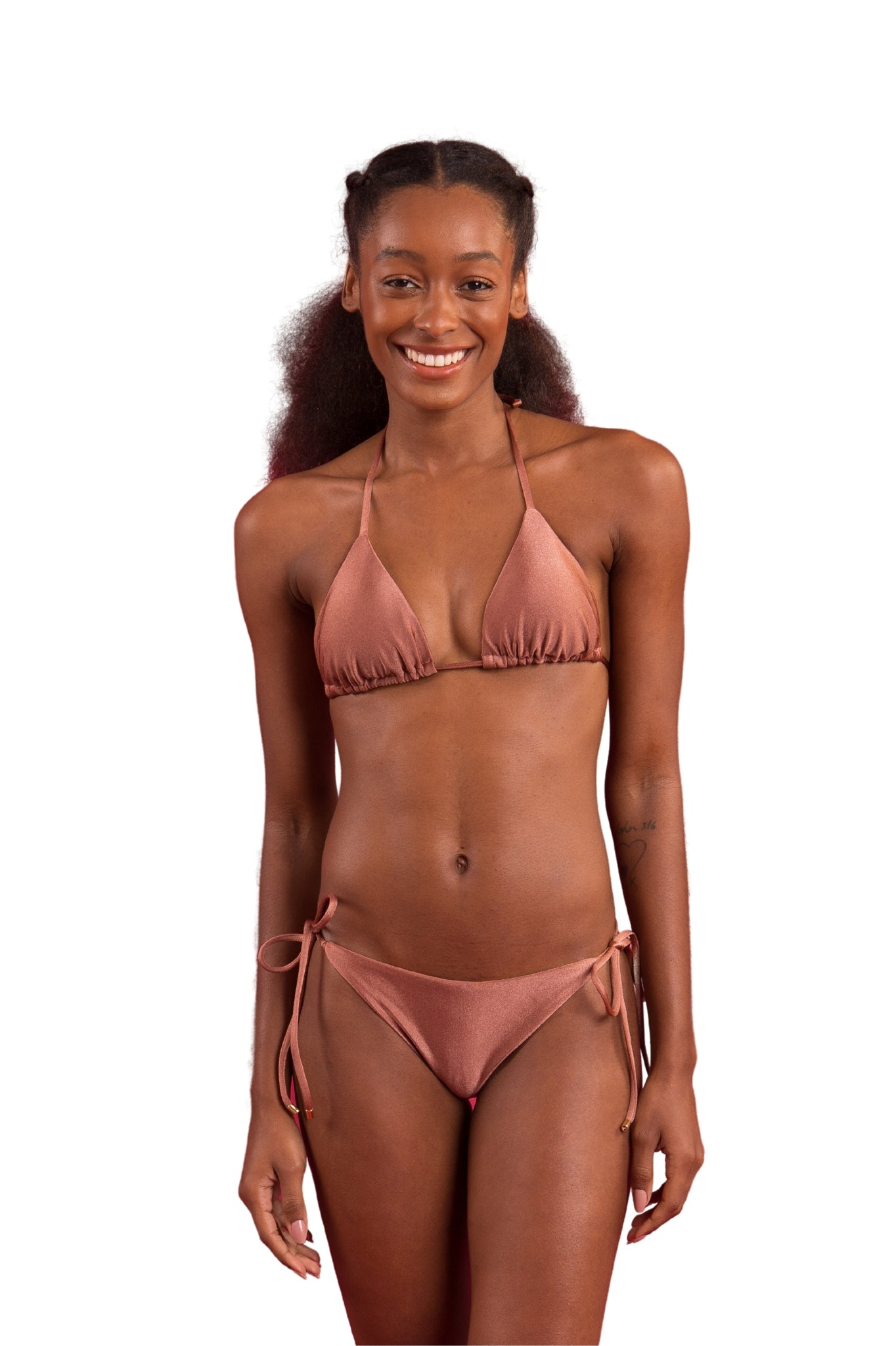 Model Front: Rio De Sol Bottom Bottom Shimmer-Copper Ibiza-Comfy