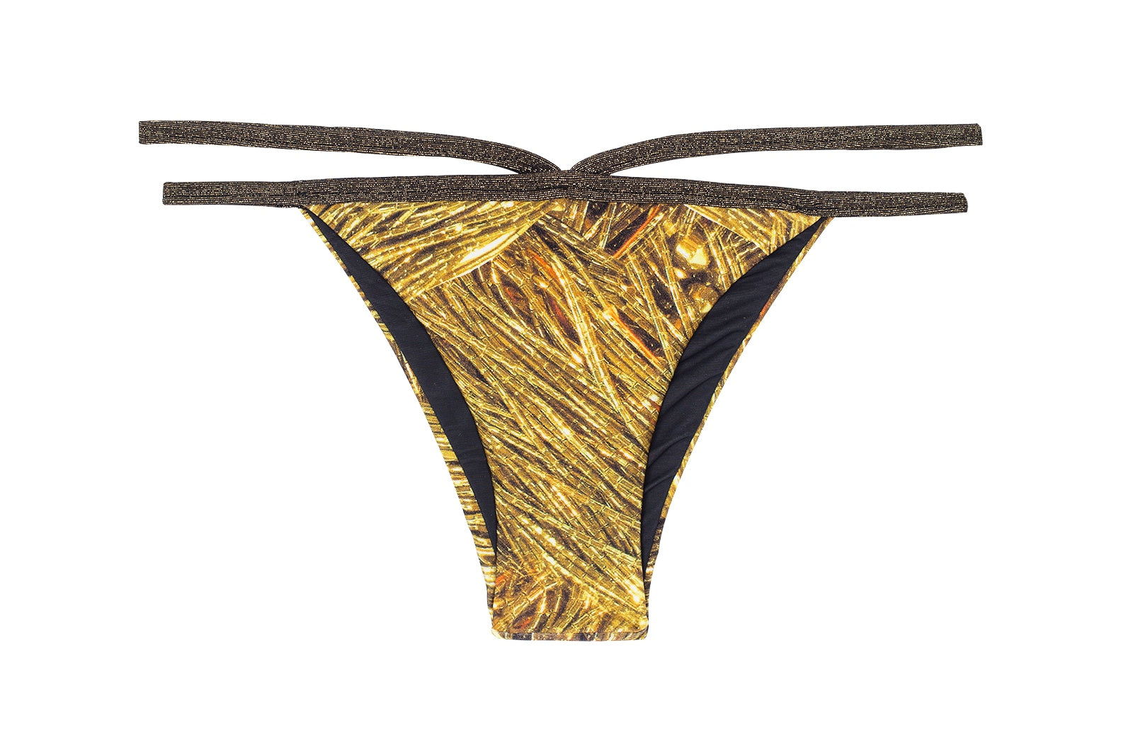 Product Front: Rio De Sol Bottom Calcinha Cropped Strappy Reluzente