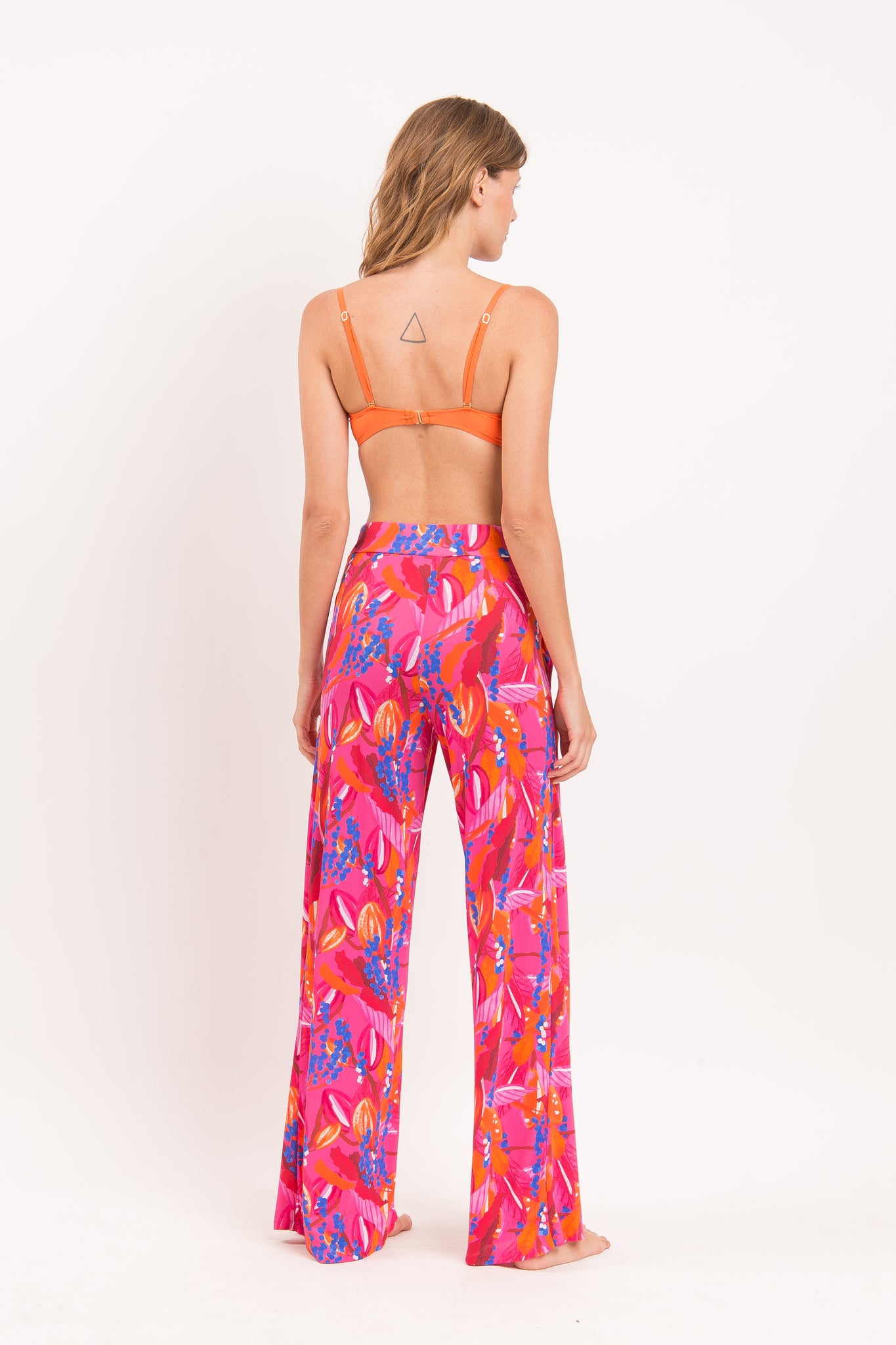 Model Back: Rio De Sol Beach Trousers Flavors Wide Pants