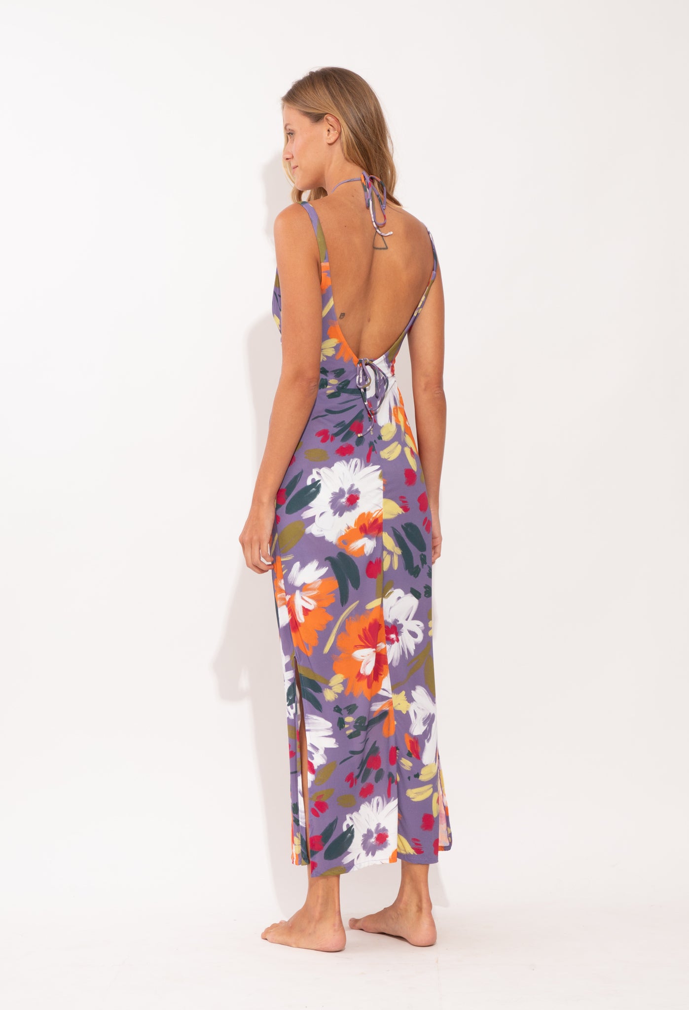 Model Back: Rio De Sol Maxi Dresses Garden-Flower Saida Yara
