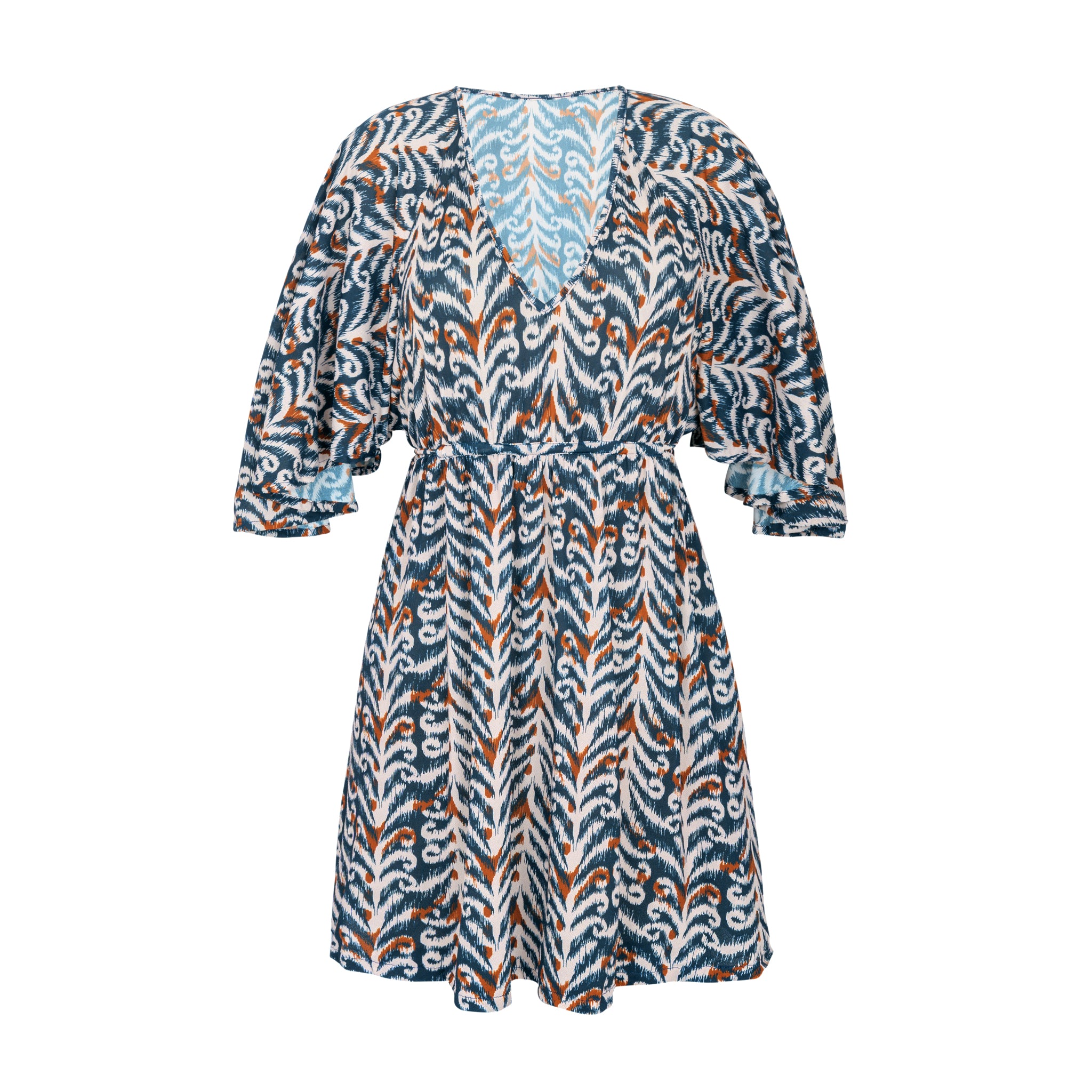 Product Front: Rio De Sol Mini Dress Ikat Mini Dress