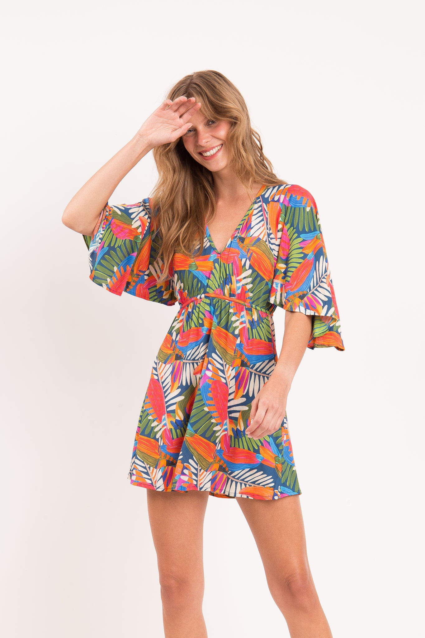 Image 04: Rio De Sol Mini Dress Jungle Mini Dress