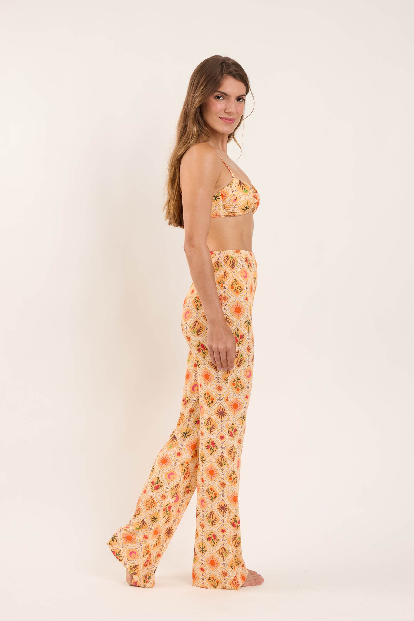 Image 04: Rio De Sol Beach Trousers Mosaico Pants Lana