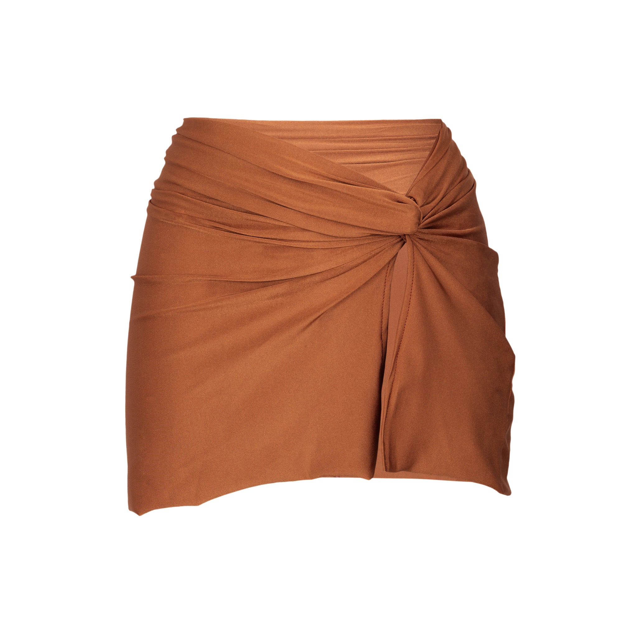 Product Front: Rio De Sol Beach Skirt Nocciola Skirt-Knot