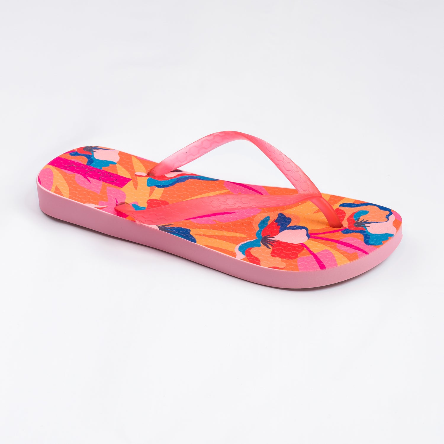 Product Back: Rio De Sol Flip-Flop Orange Bloom Slim