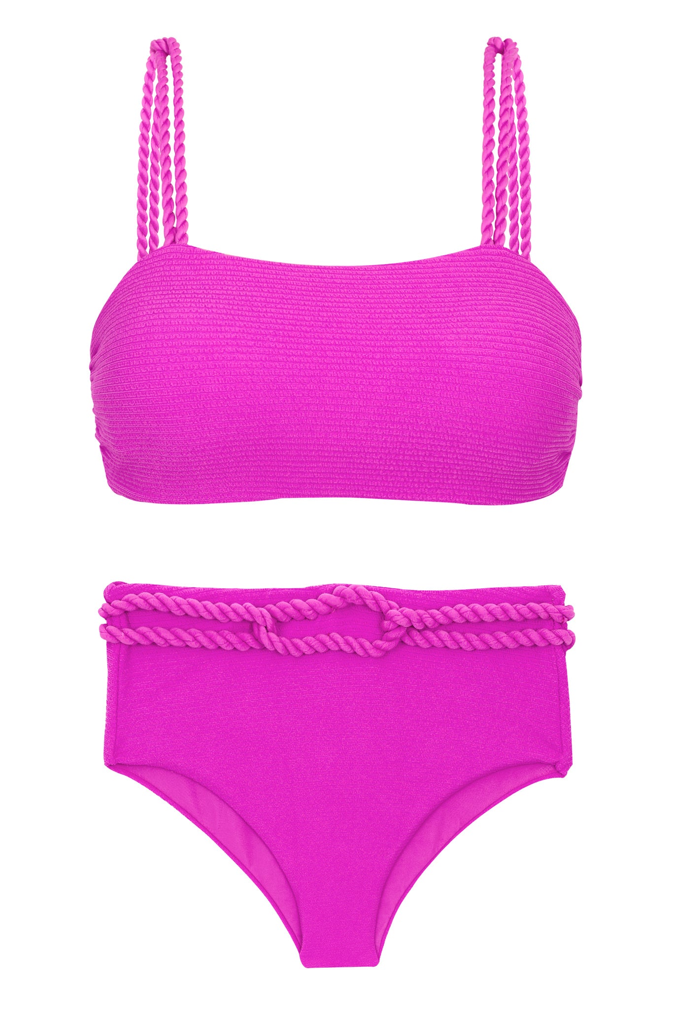 Product Front: Rio De Sol Set Set St-Tpz-Pink Reto Hotpant-High